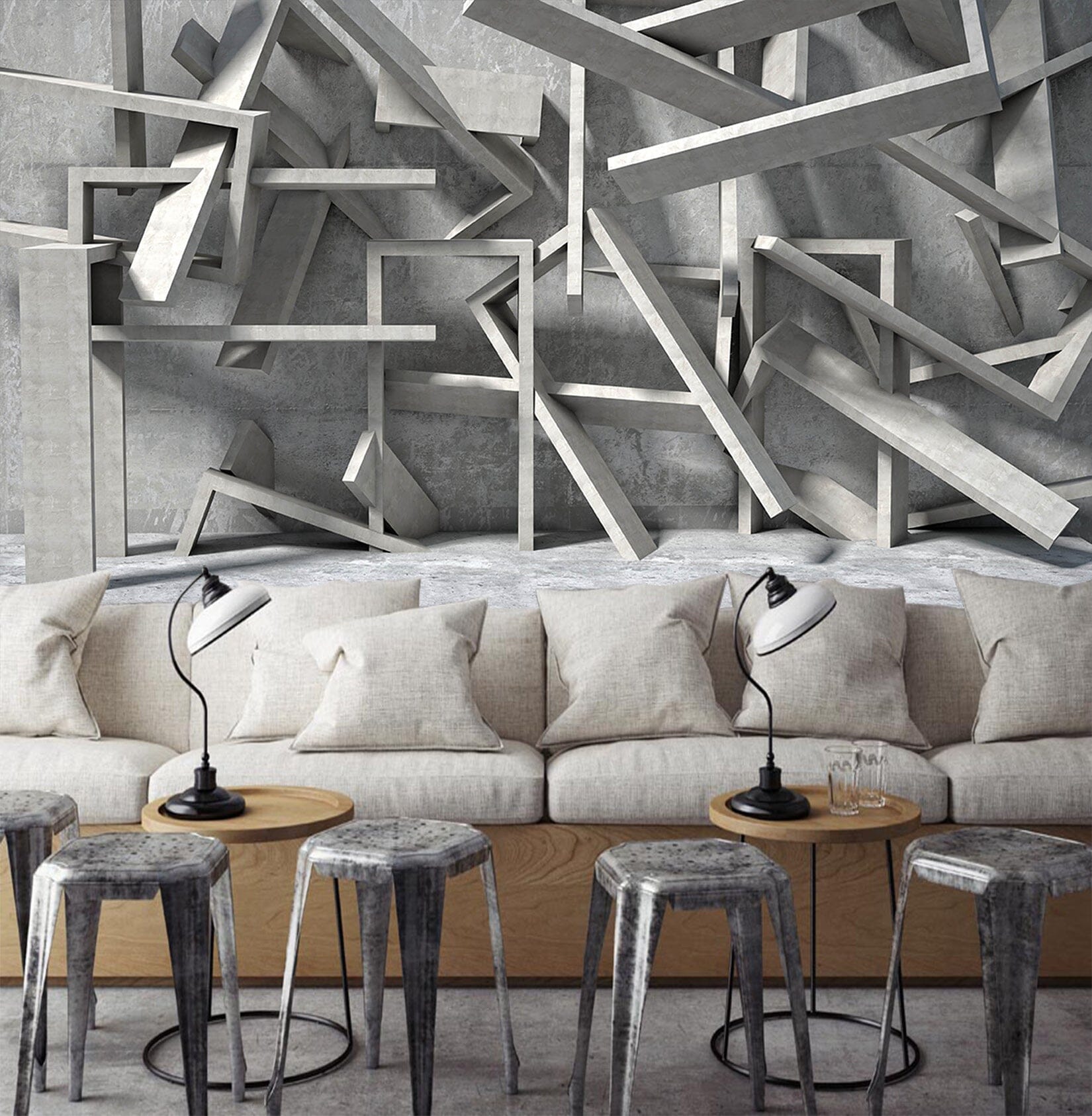 3D Simple Style 1402 Wall Murals Wallpaper AJ Wallpaper 2