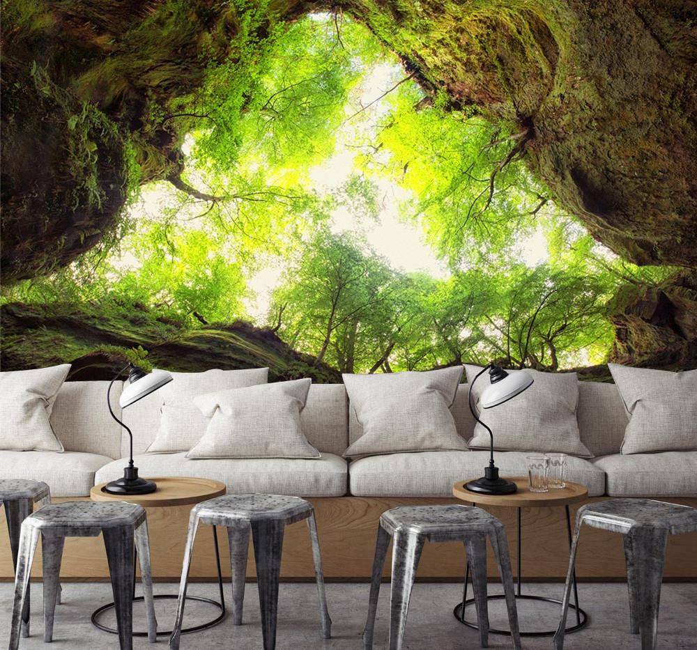 3D Sunshine Forest 577 Wallpaper AJ Wallpaper