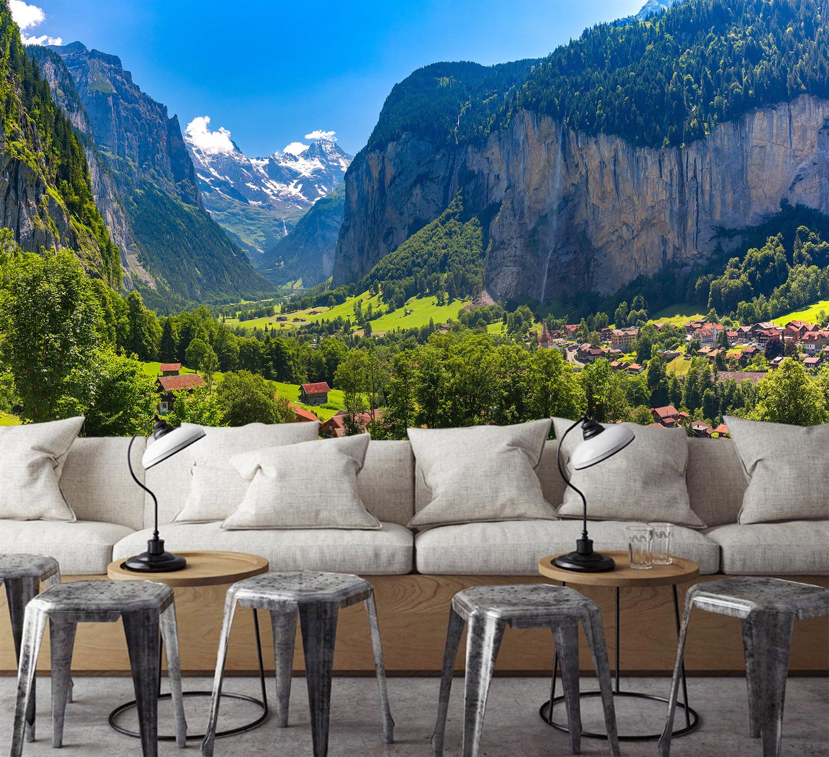 3D Mountains 58182 Wall Murals