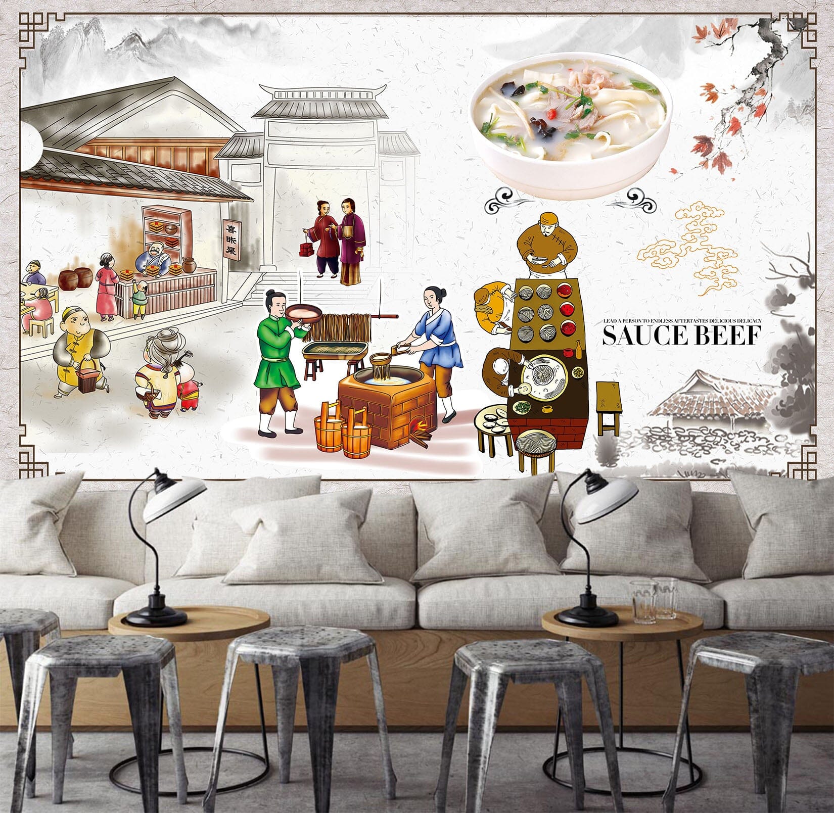 3D Peasant Labor 3010 Wall Murals Wallpaper AJ Wallpaper 2
