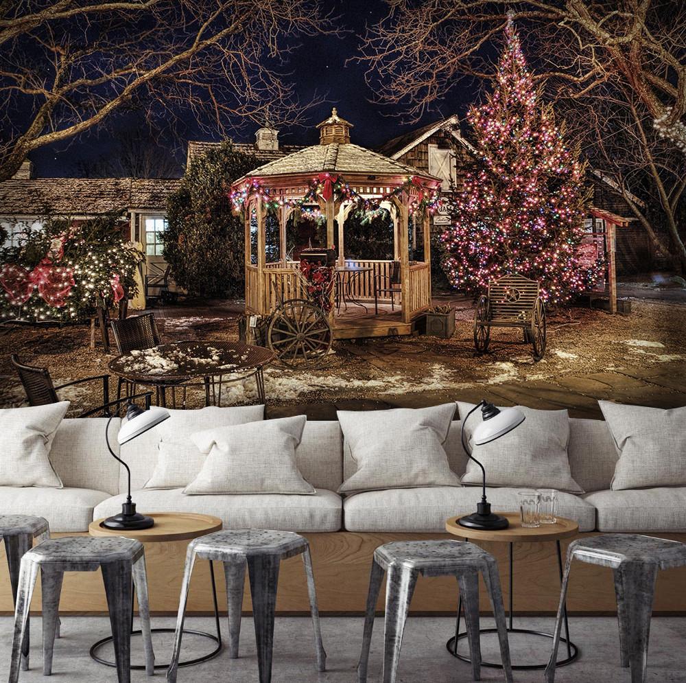 3D Christmas Calm Yard 726 Wallpaper AJ Wallpaper