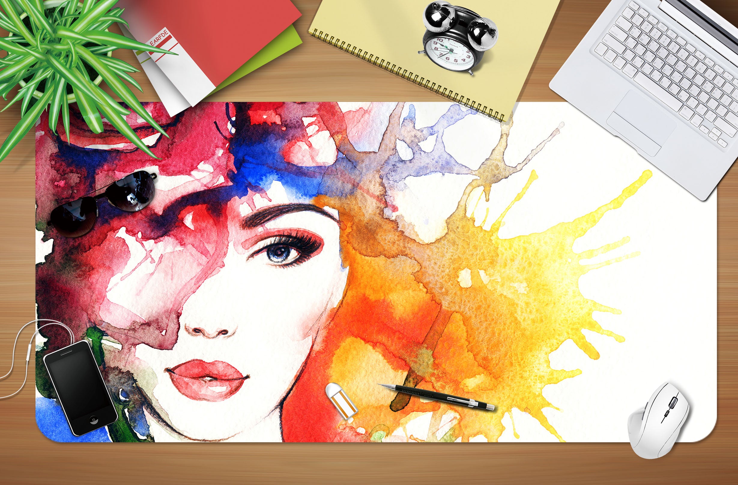 3D Female 17114 Desk Mat