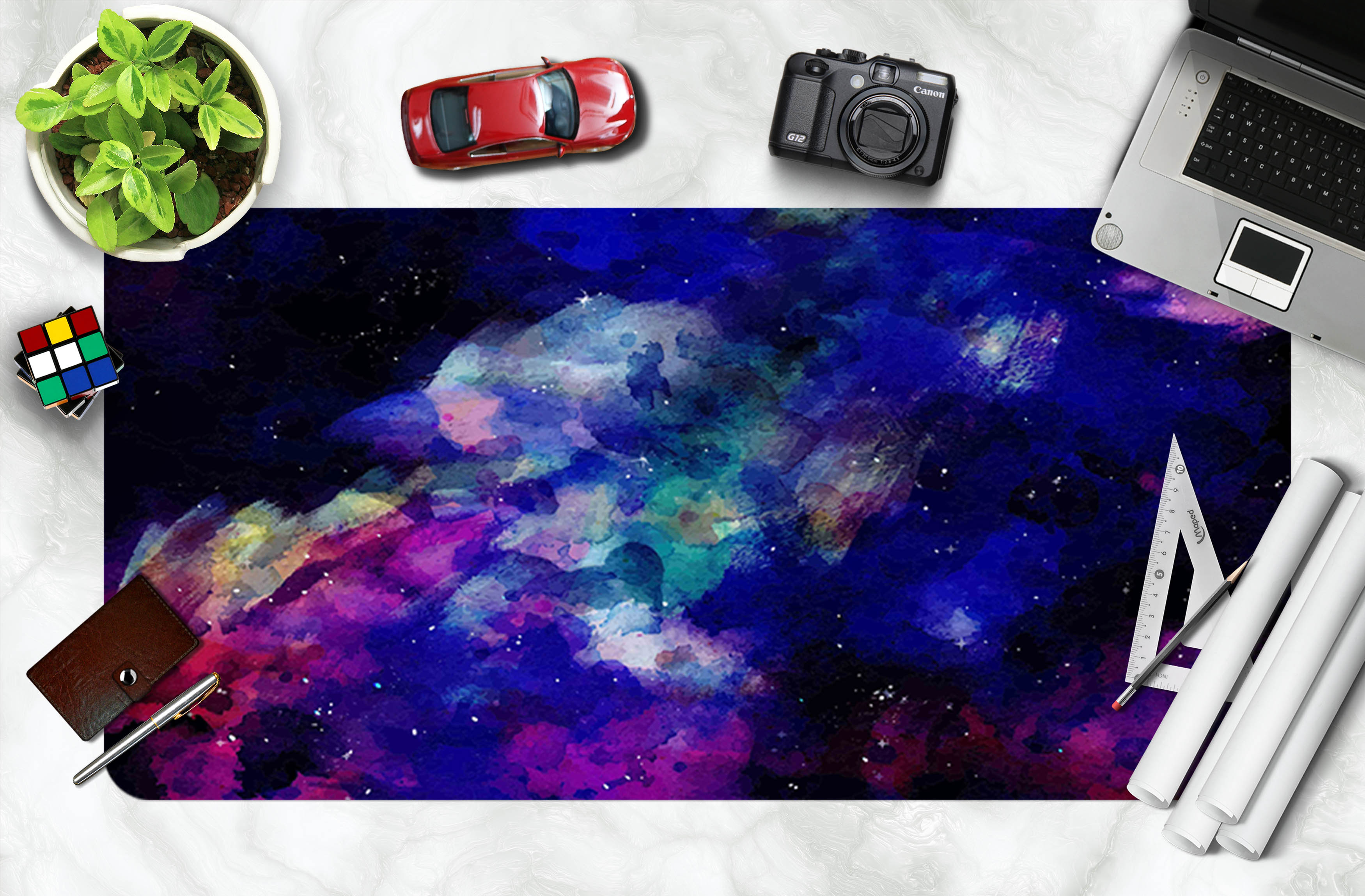 3D Starry Sky 17089 Desk Mat