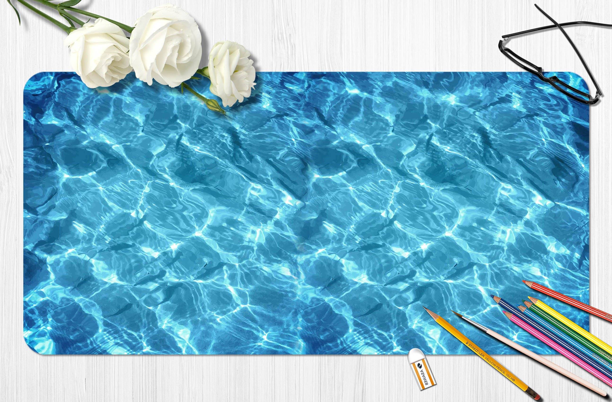 3D Water Pattern 054 Desk Mat Mat AJ Creativity Home