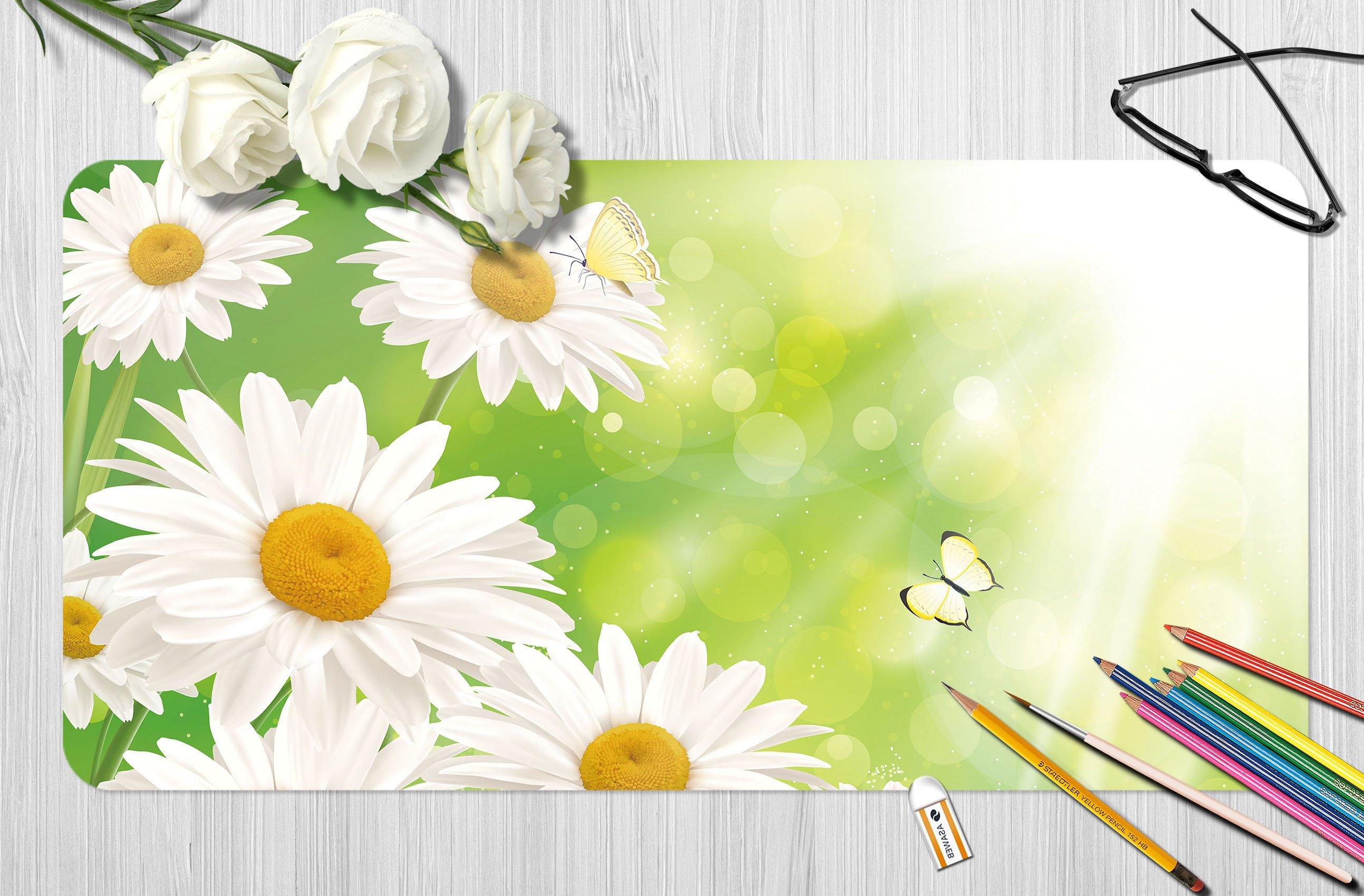 3D Sunshine Chrysanthemum 112 Desk Mat Mat AJ Creativity Home