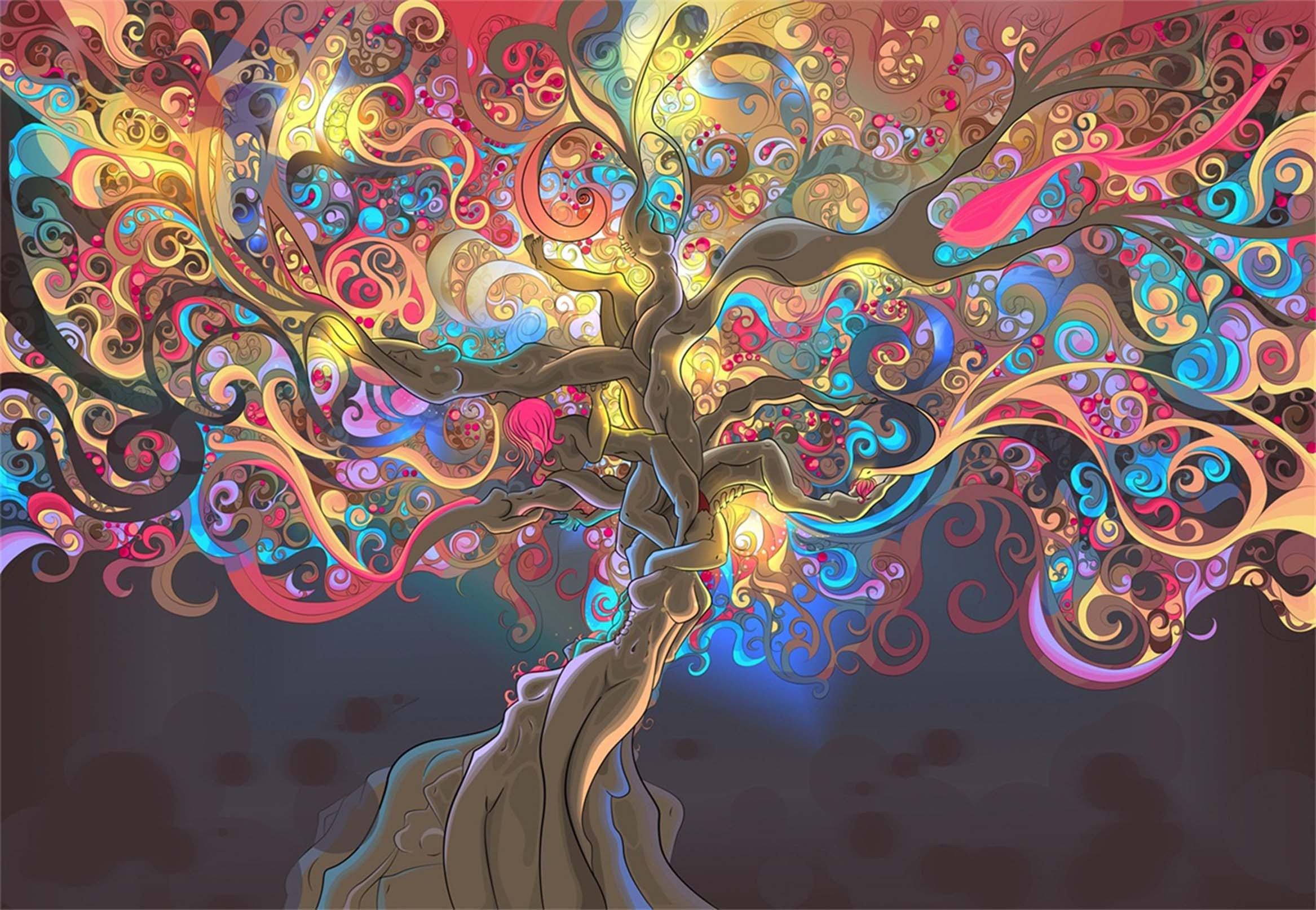 3D Magic Tree 358 Garage Door Mural Wallpaper AJ Wallpaper