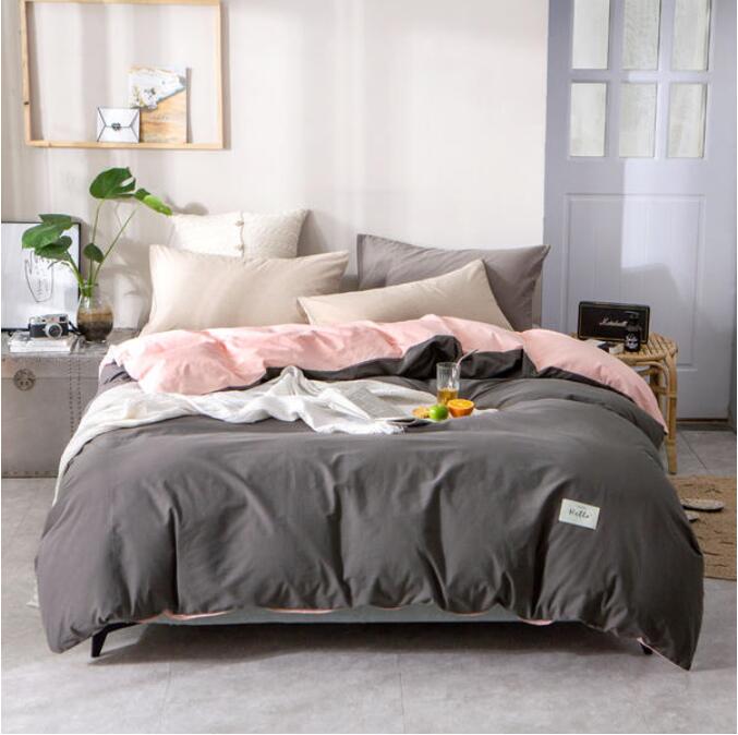 3D Dark Gray 4110 Bed Pillowcases Quilt