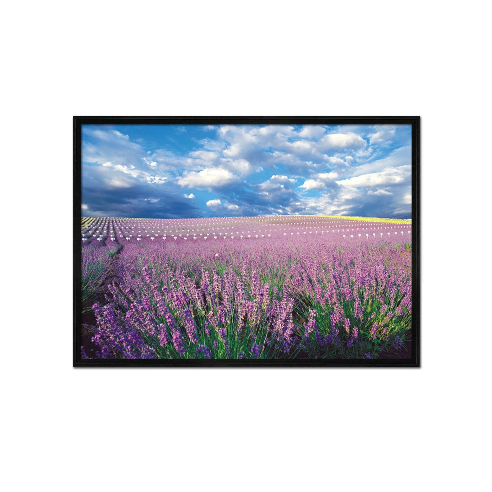 3D Lavender Sea 199 Fake Framed Print Painting Wallpaper AJ Creativity Home