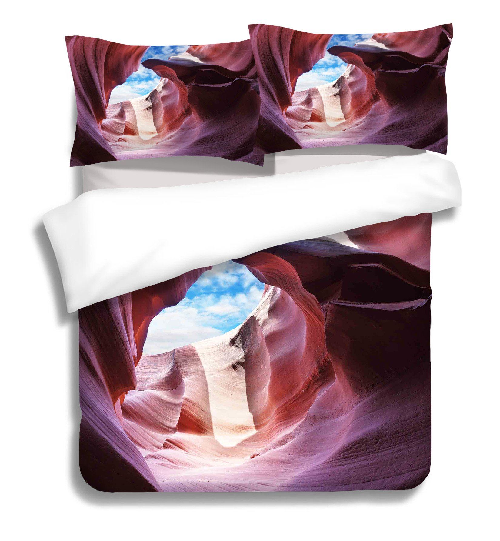 3D Redstone Cave 016 Bed Pillowcases Quilt Wallpaper AJ Wallpaper