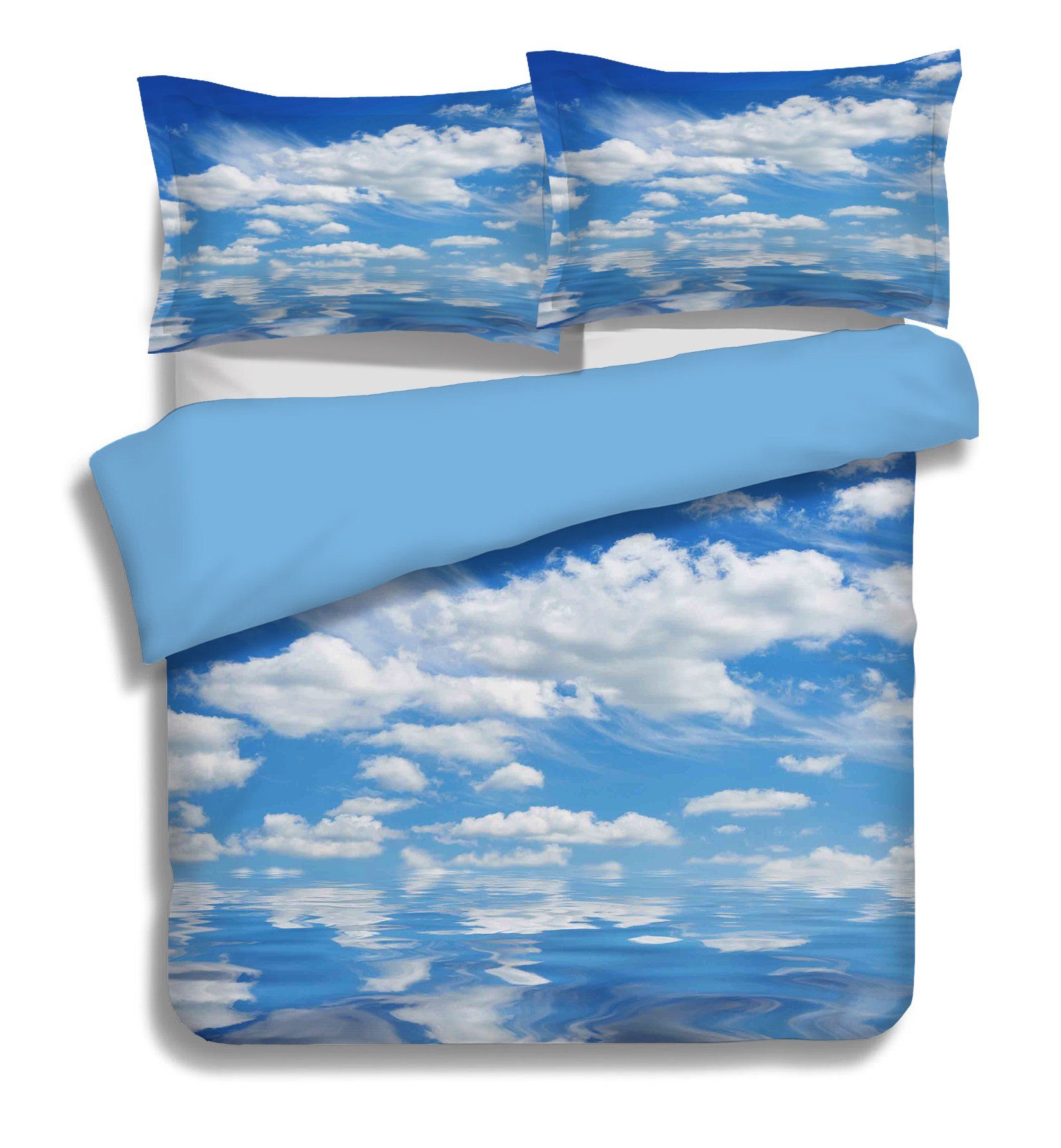 3D Sky Cloud 092 Bed Pillowcases Quilt Wallpaper AJ Wallpaper