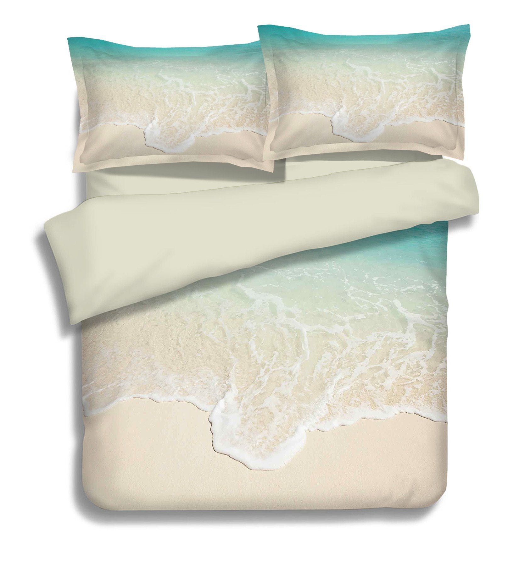 3D Peaceful Sea 247 Bed Pillowcases Quilt Wallpaper AJ Wallpaper