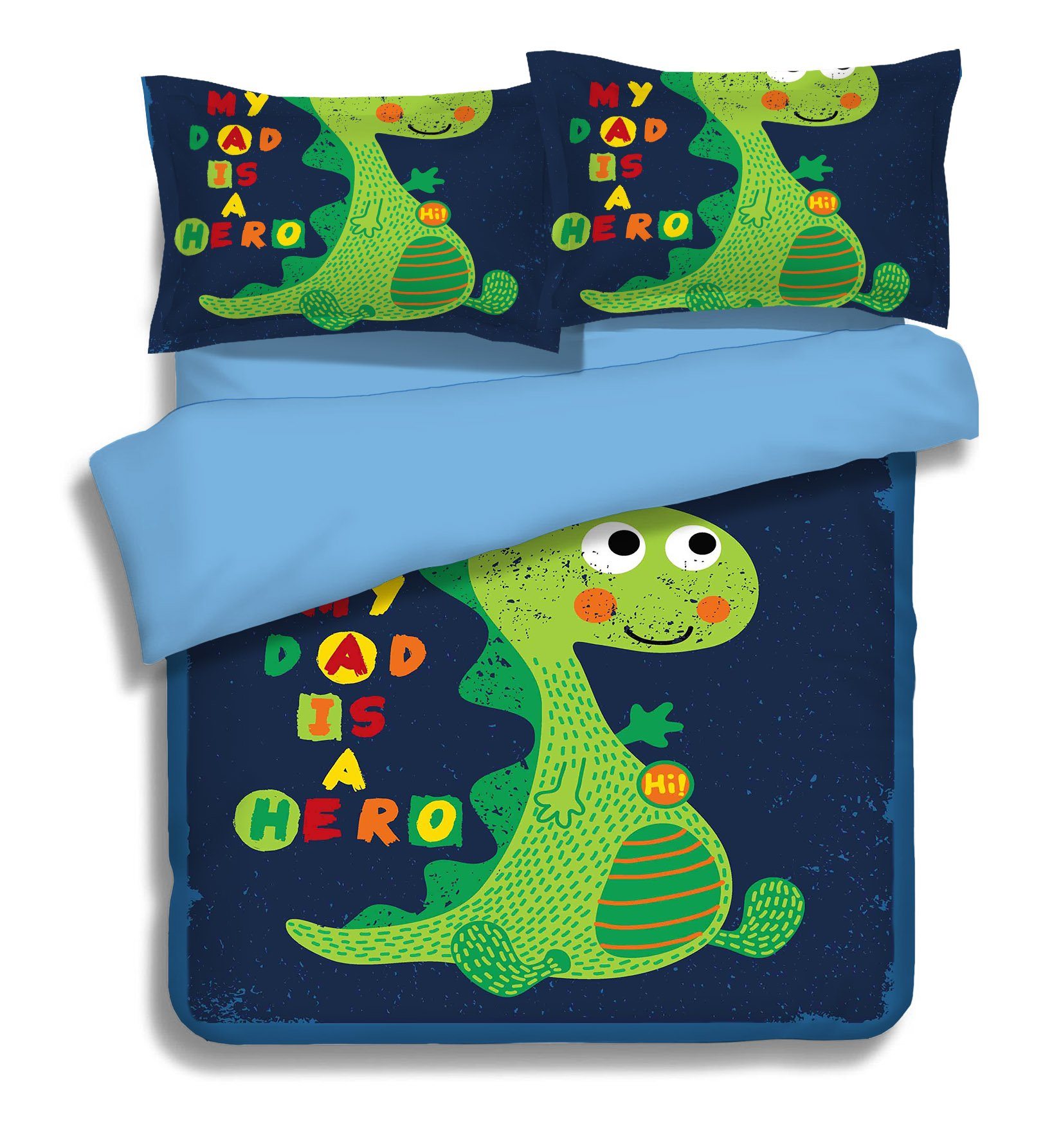 3D Cute Dinosaurs 088 Bed Pillowcases Quilt Wallpaper AJ Wallpaper