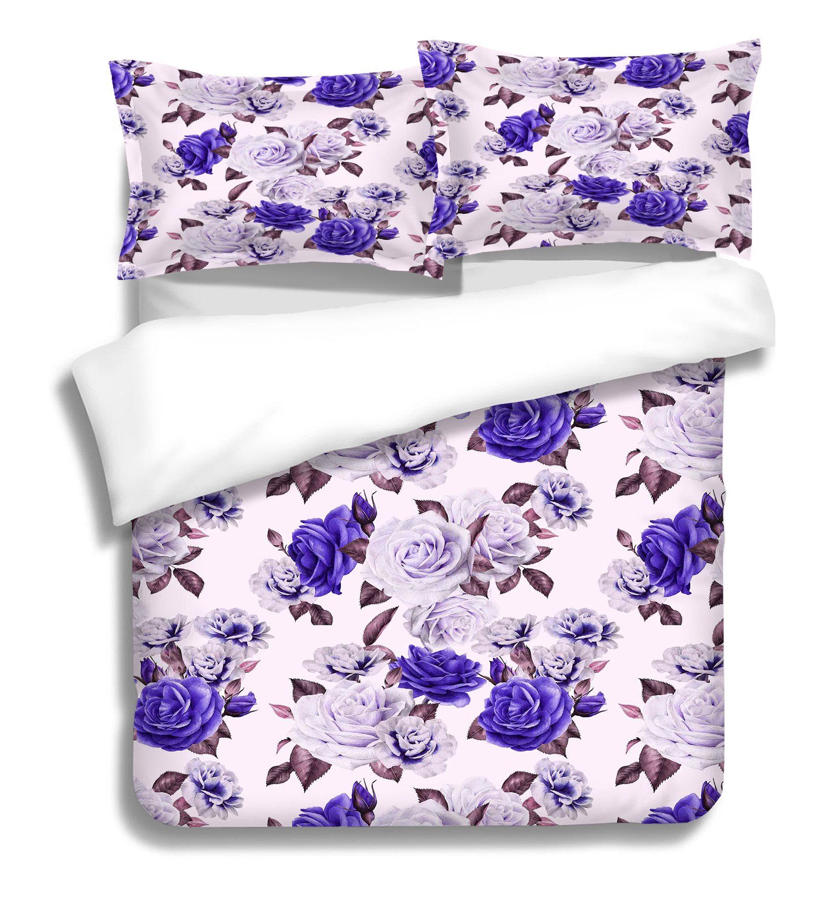 3D Blue Flower 126 Bed Pillowcases Quilt Wallpaper AJ Wallpaper