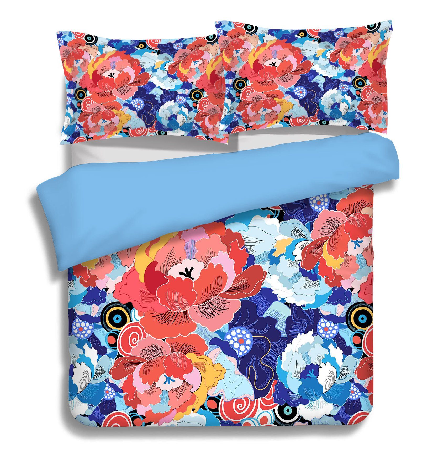 3D Graffiti Petal 143 Bed Pillowcases Quilt Wallpaper AJ Wallpaper