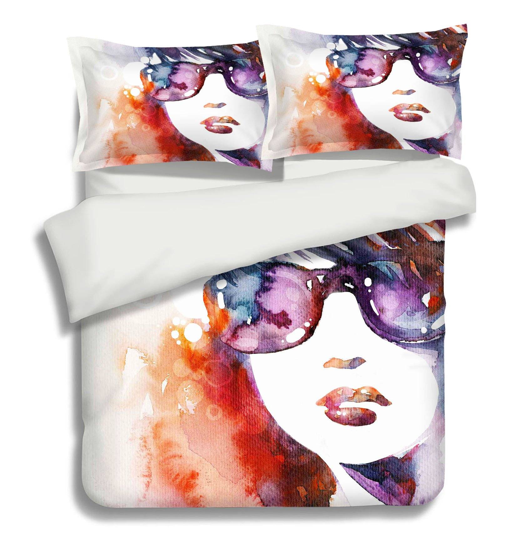3D Graffiti Woman 231 Bed Pillowcases Quilt Wallpaper AJ Wallpaper