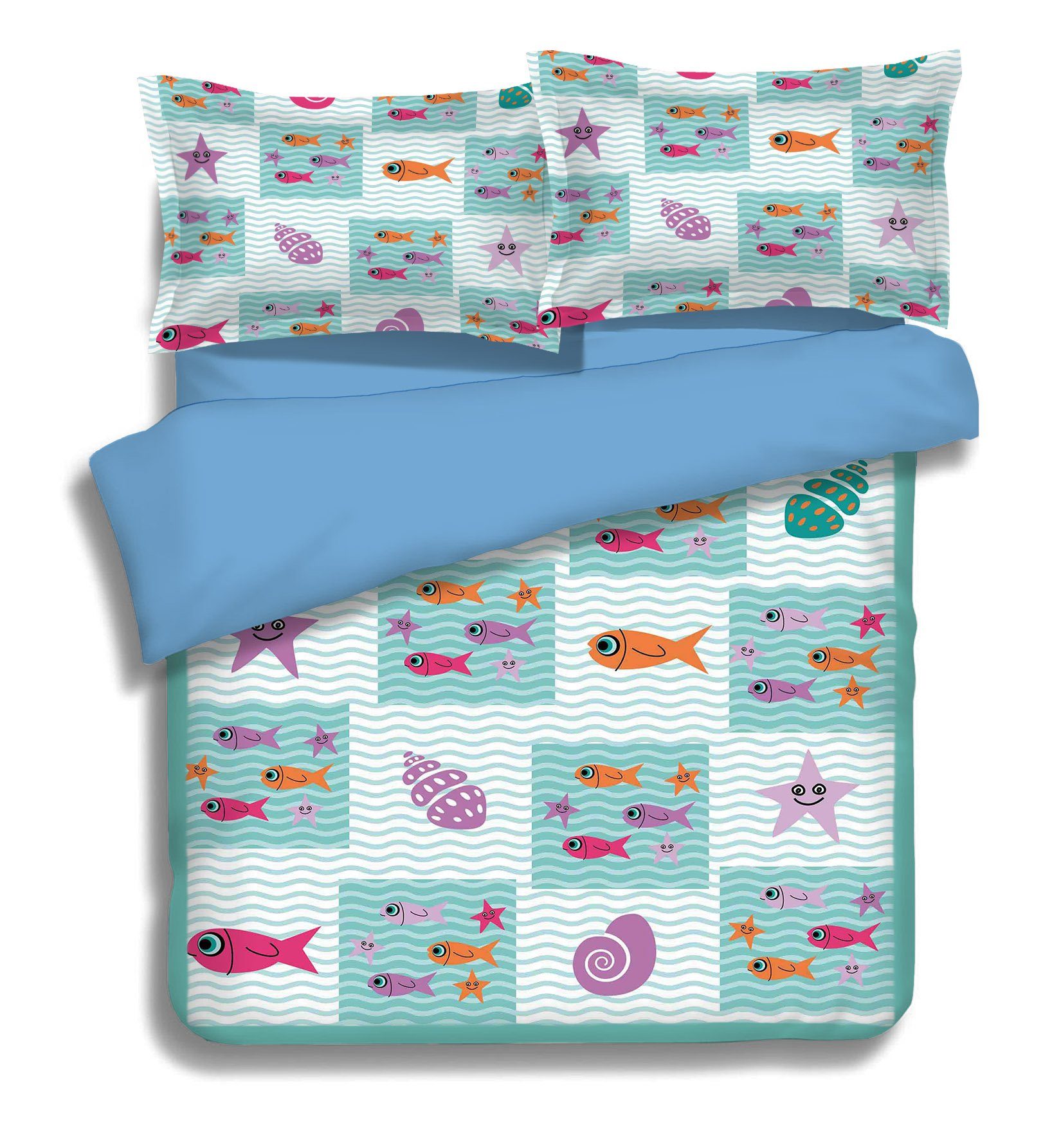 3D Small Starfish 053 Bed Pillowcases Quilt Wallpaper AJ Wallpaper