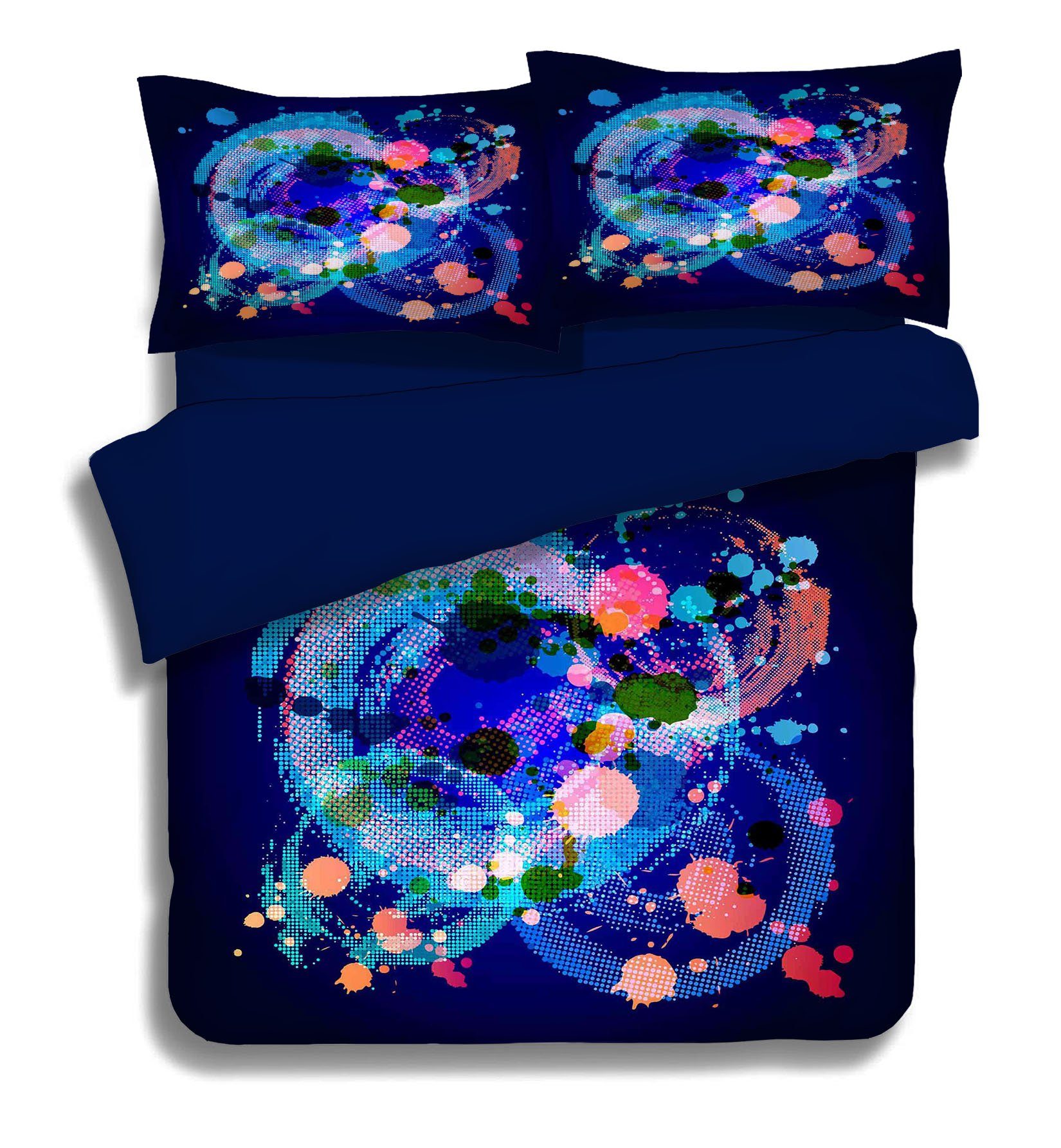3D Ink Point 075 Bed Pillowcases Quilt Wallpaper AJ Wallpaper
