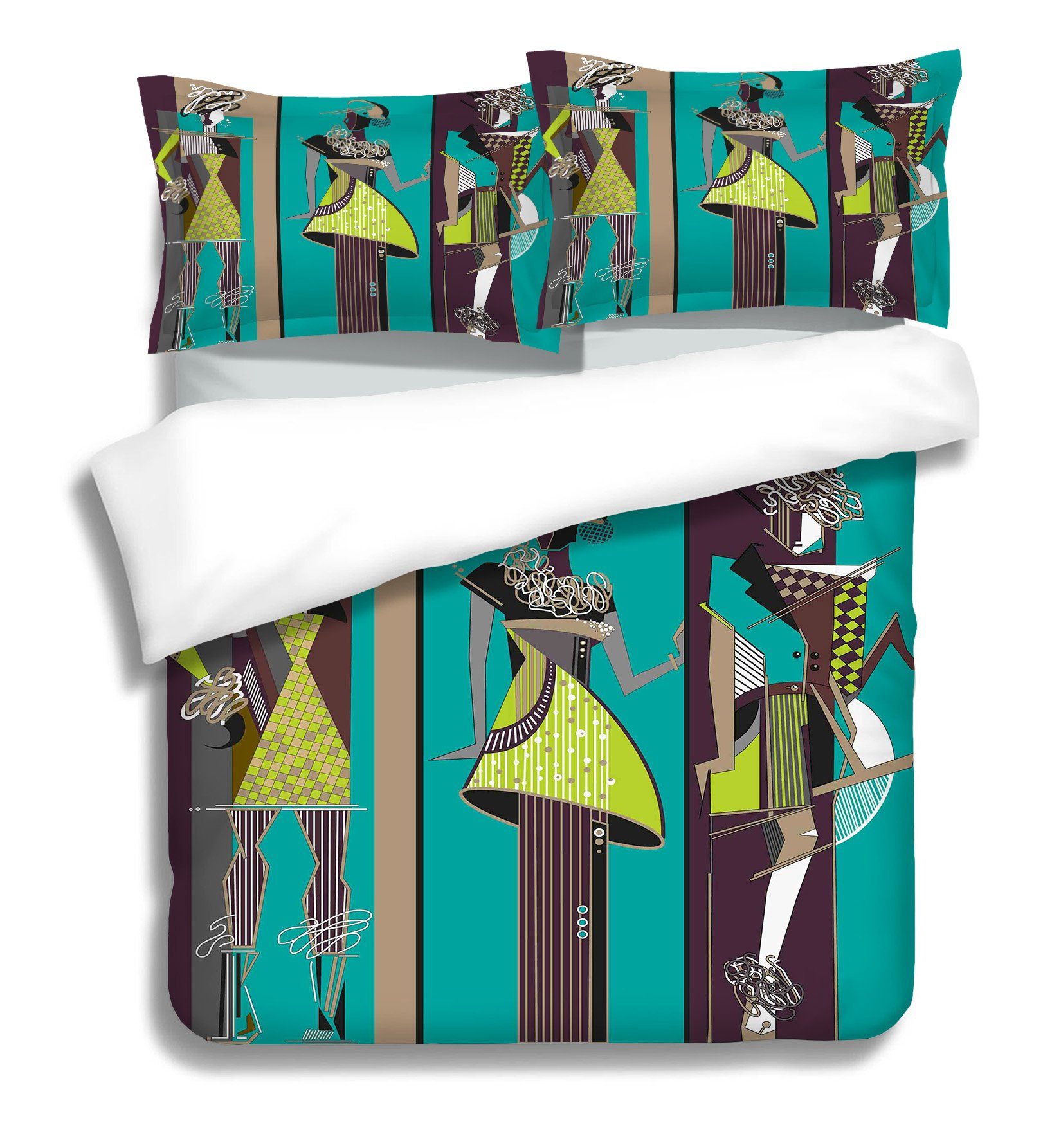 3D Woman Drawing 017 Bed Pillowcases Quilt Wallpaper AJ Wallpaper