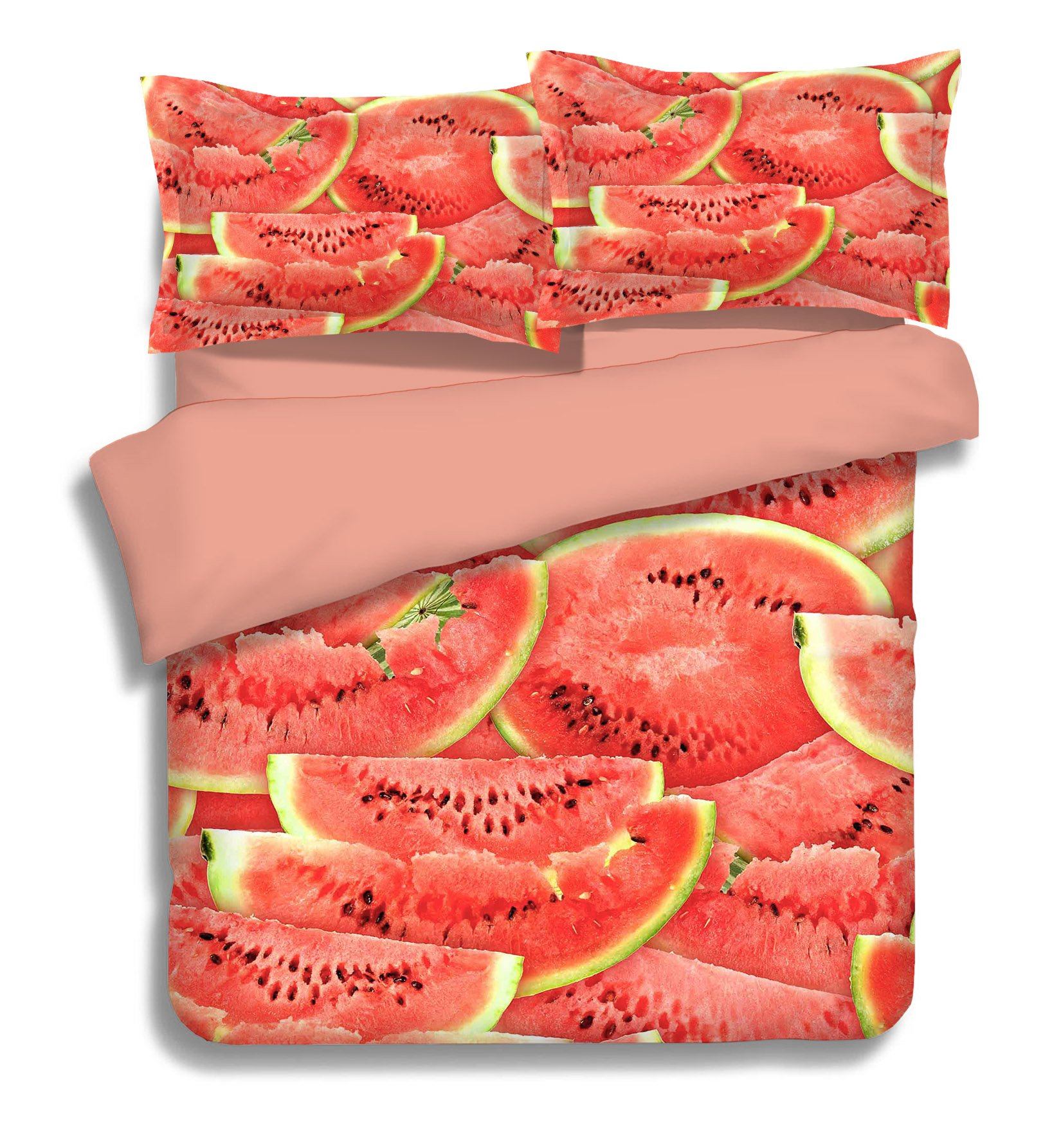 3D Watermelon Slices 261 Bed Pillowcases Quilt Wallpaper AJ Wallpaper