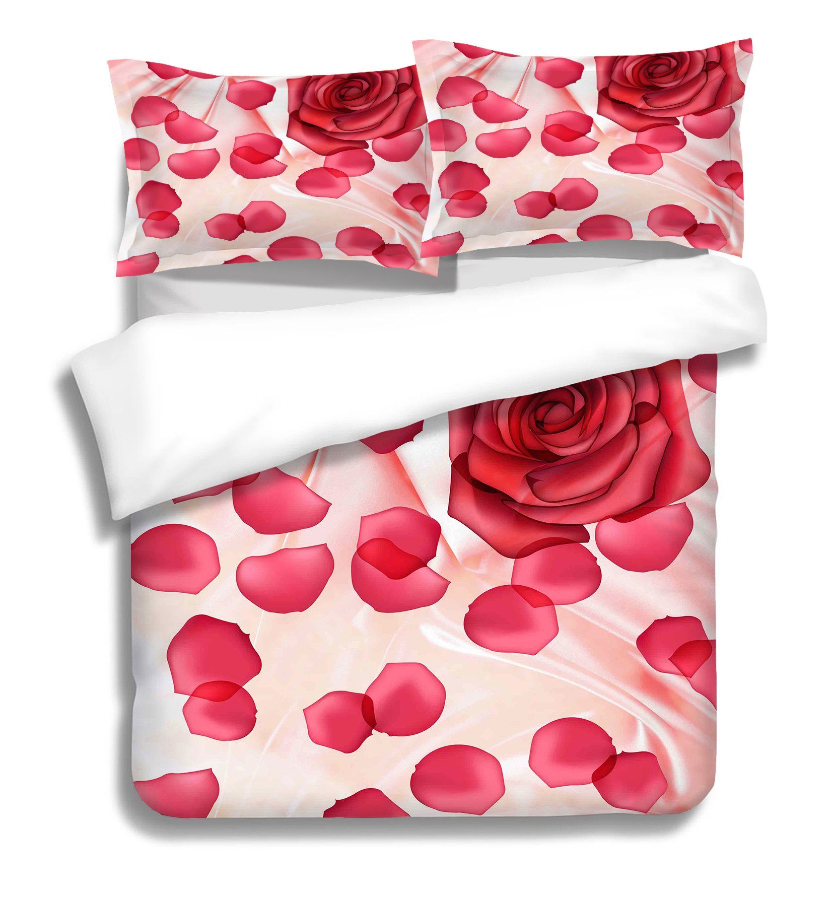 3D Rose Petal 239 Bed Pillowcases Quilt Wallpaper AJ Wallpaper