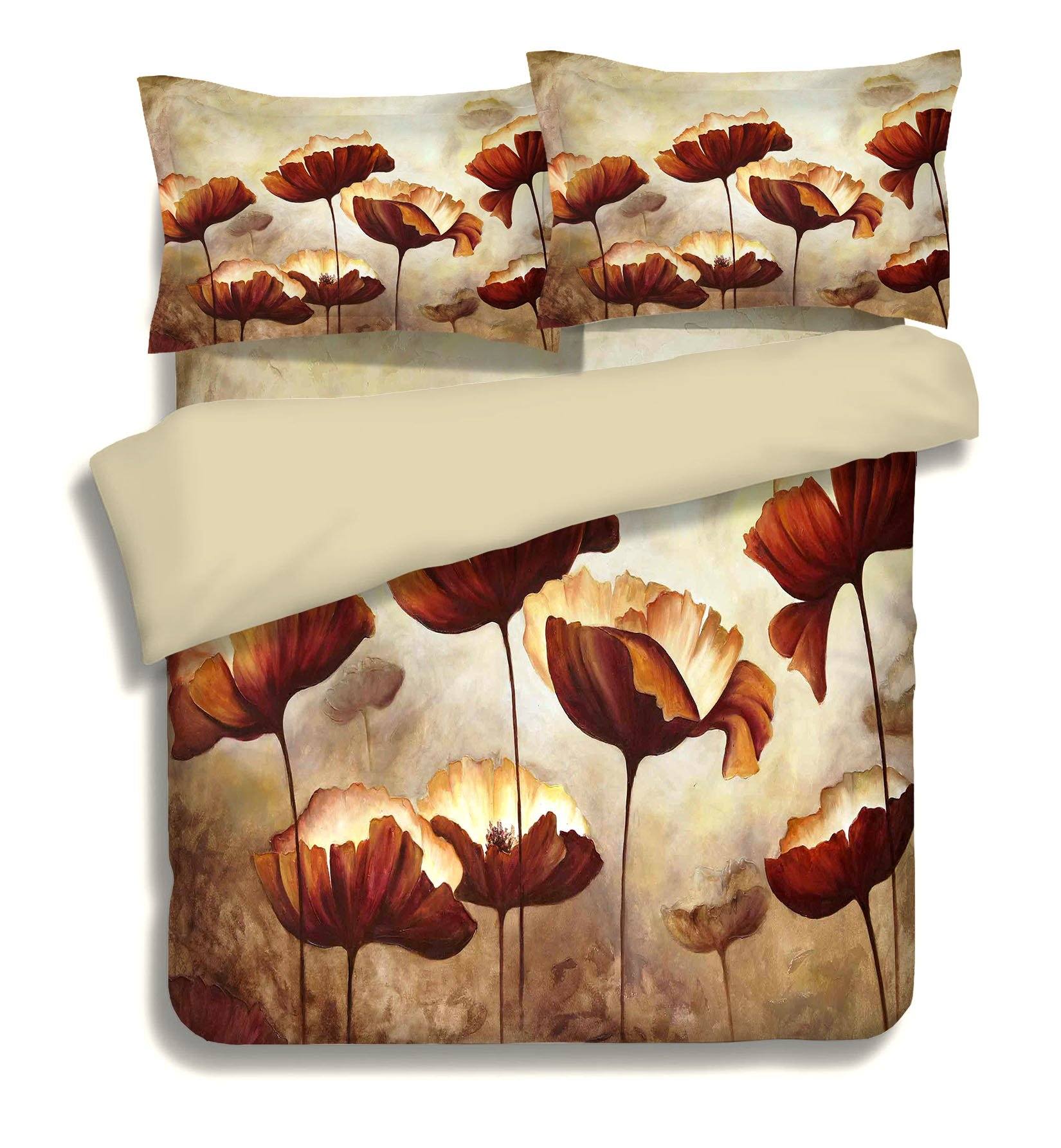 3D Metal Flowers 53 Bed Pillowcases Quilt Wallpaper AJ Wallpaper