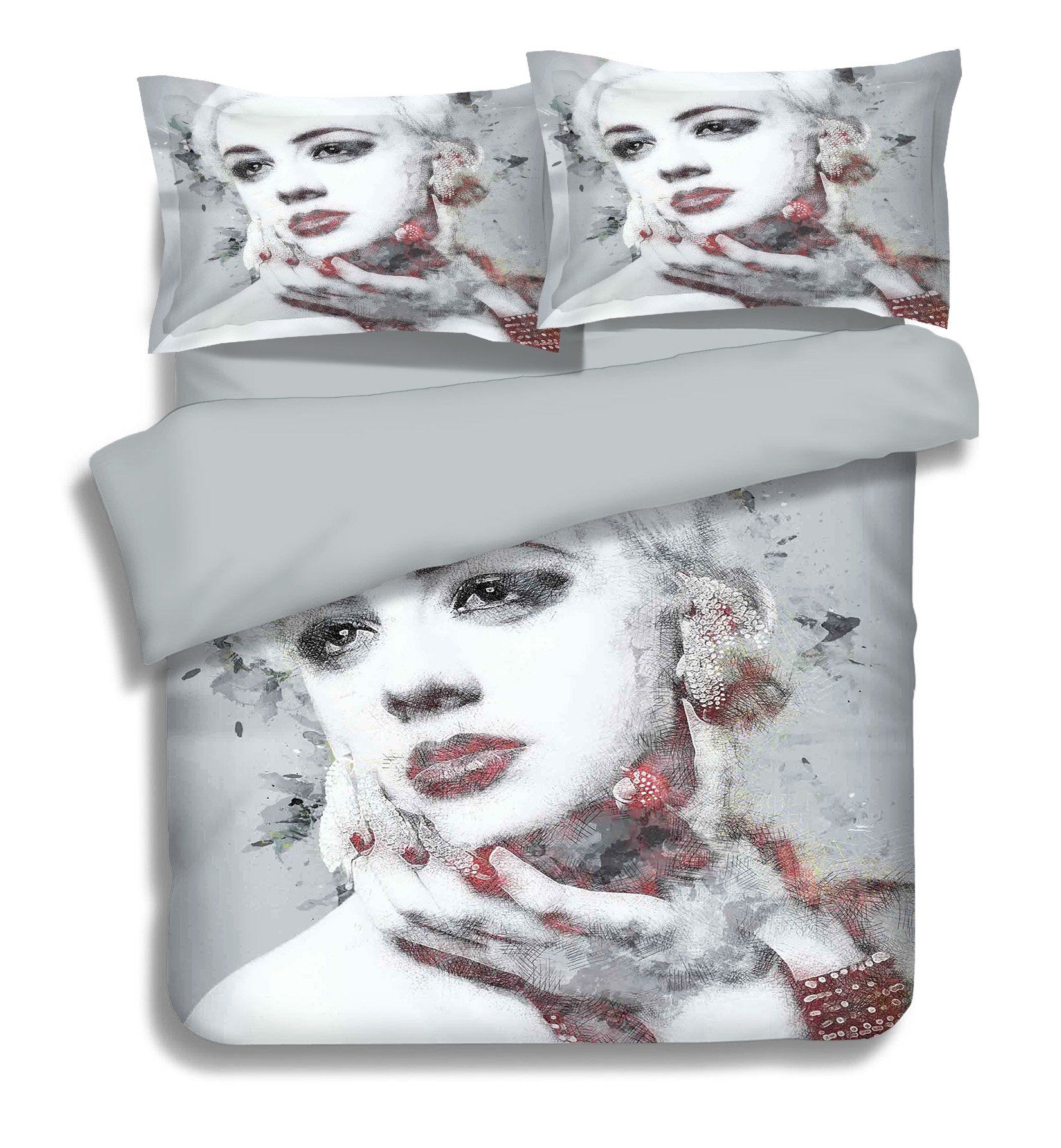 3D Elegant Woman 135 Bed Pillowcases Quilt Wallpaper AJ Wallpaper