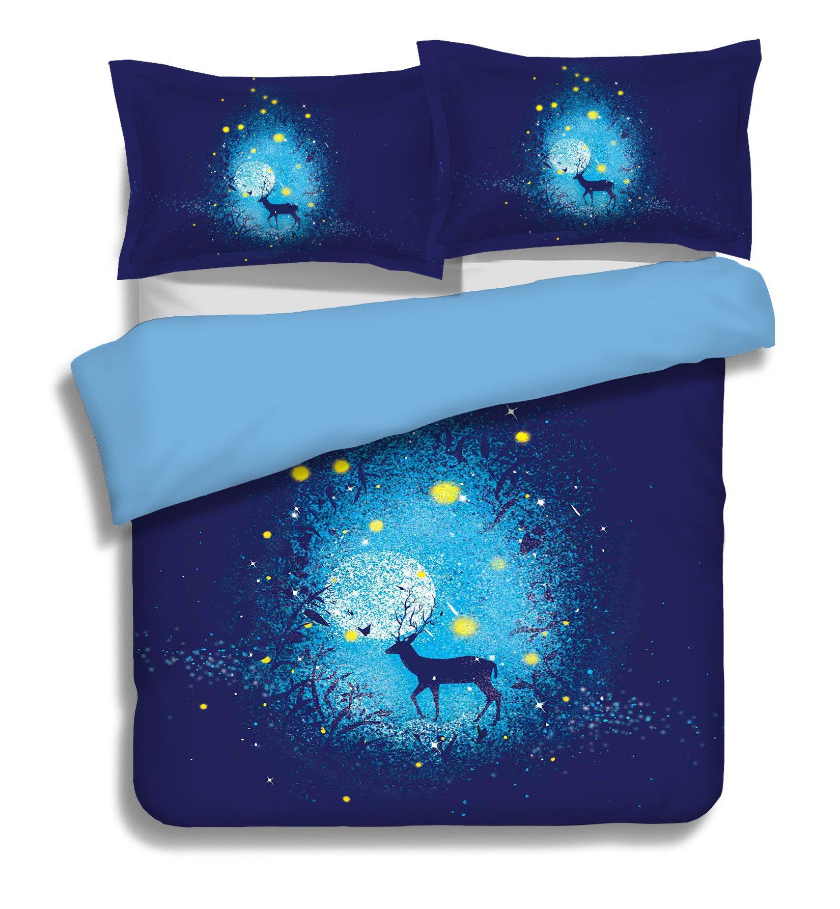3D Dream Deer 109 Bed Pillowcases Quilt Wallpaper AJ Wallpaper