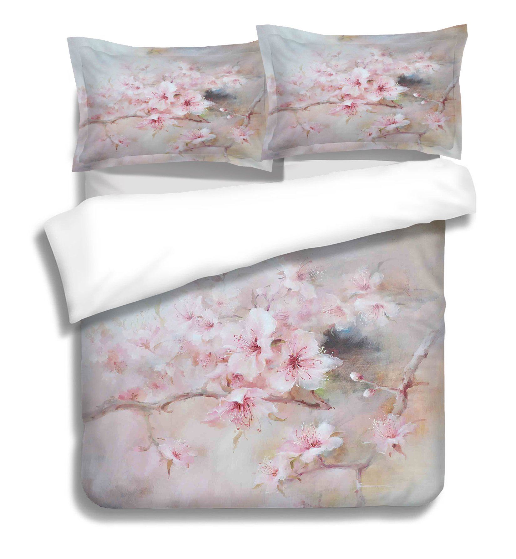 3D Peach Painting 090 Bed Pillowcases Quilt Wallpaper AJ Wallpaper
