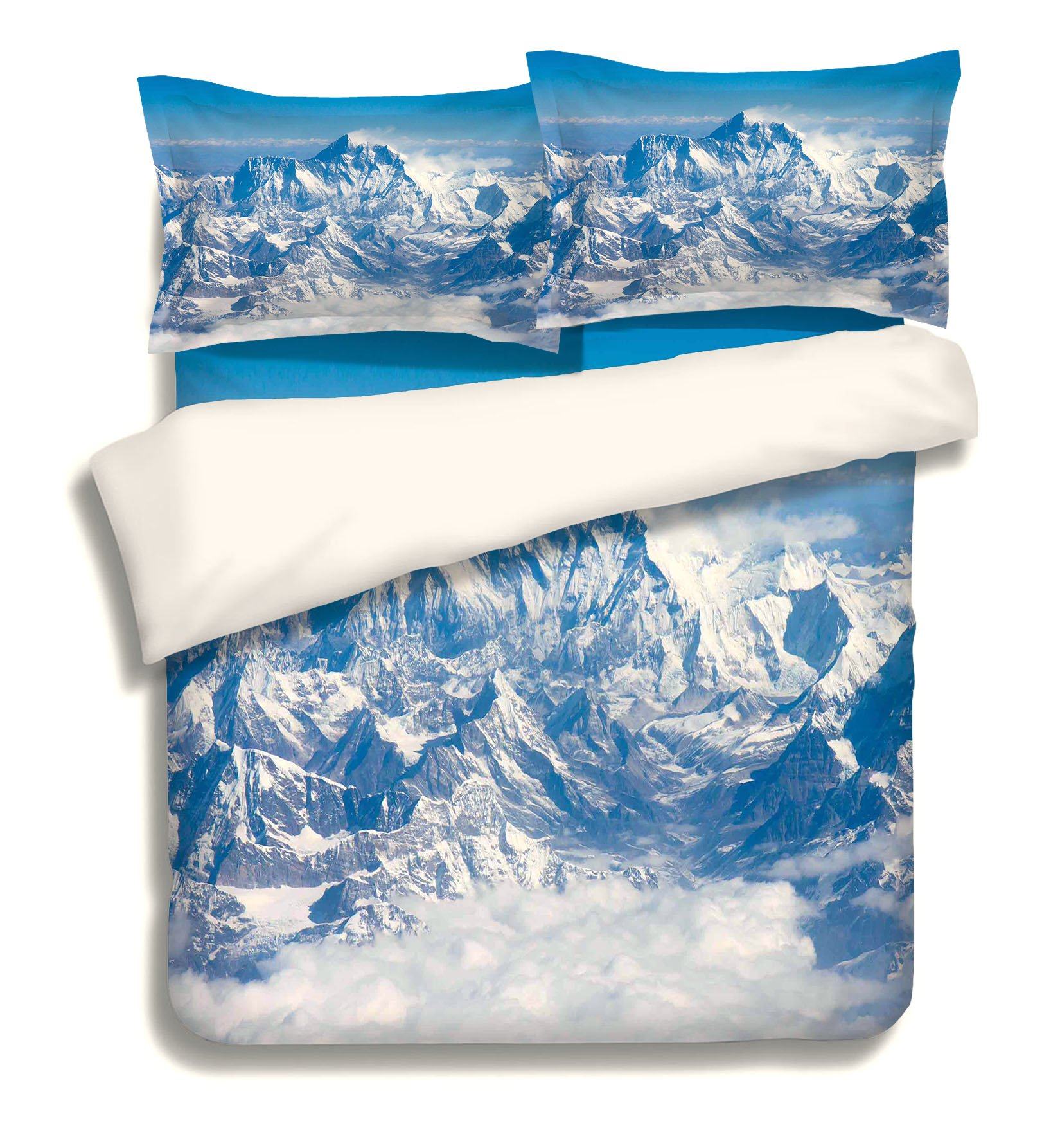 3D Snow Mountains 74 Bed Pillowcases Quilt Wallpaper AJ Wallpaper