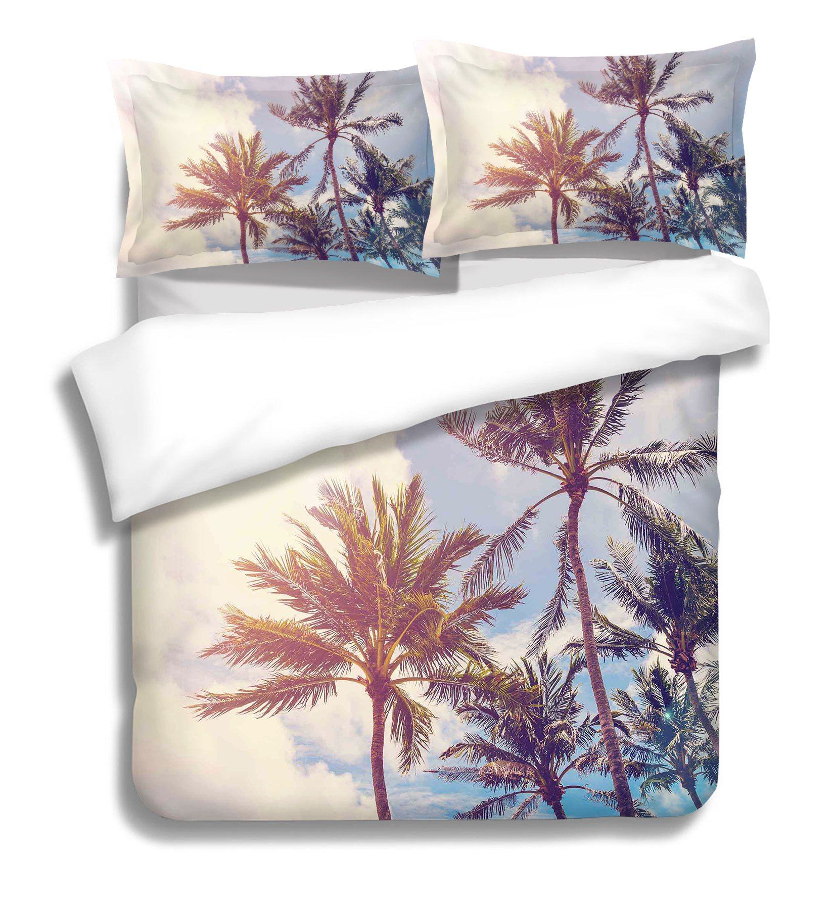 3D Coconut Sky 237 Bed Pillowcases Quilt Wallpaper AJ Wallpaper