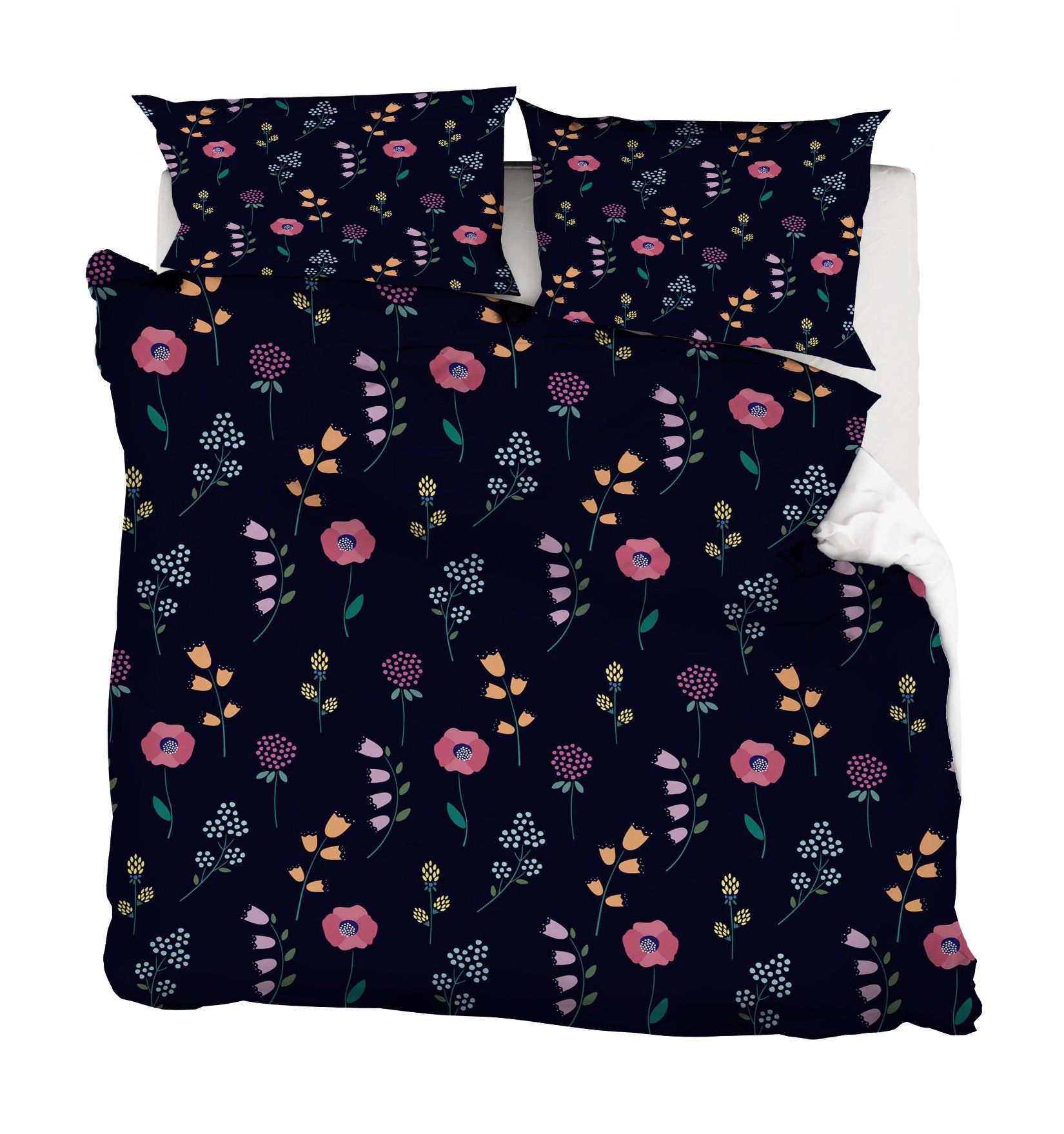 3D Small Flowers 074 Bed Pillowcases Quilt Wallpaper AJ Wallpaper