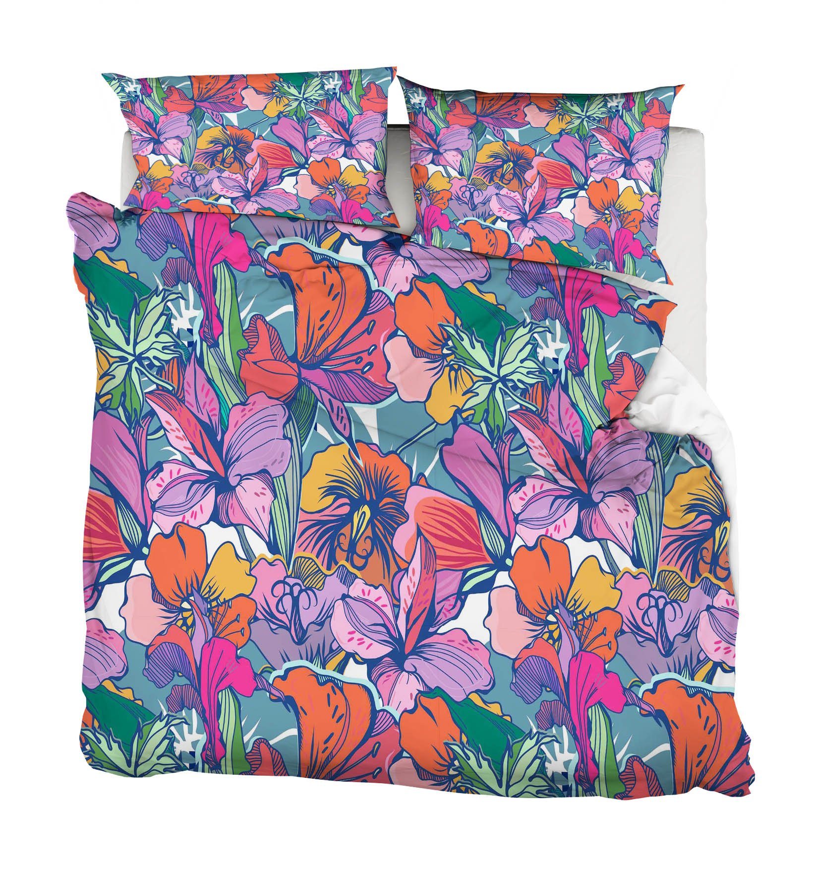 3D Bright Bloom 034 Bed Pillowcases Quilt Wallpaper AJ Wallpaper