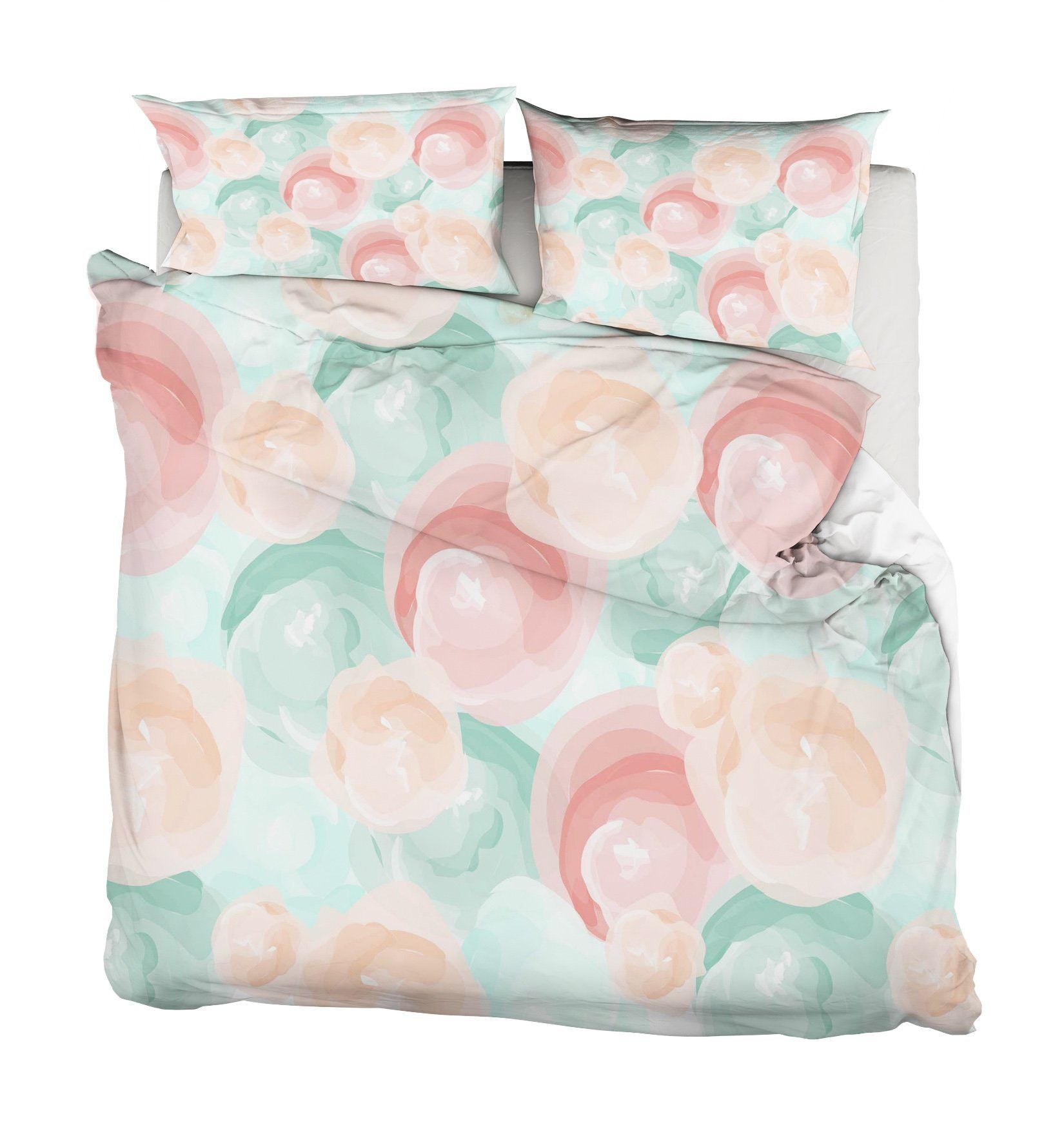 3D Graffiti Flower Group 077 Bed Pillowcases Quilt Wallpaper AJ Wallpaper