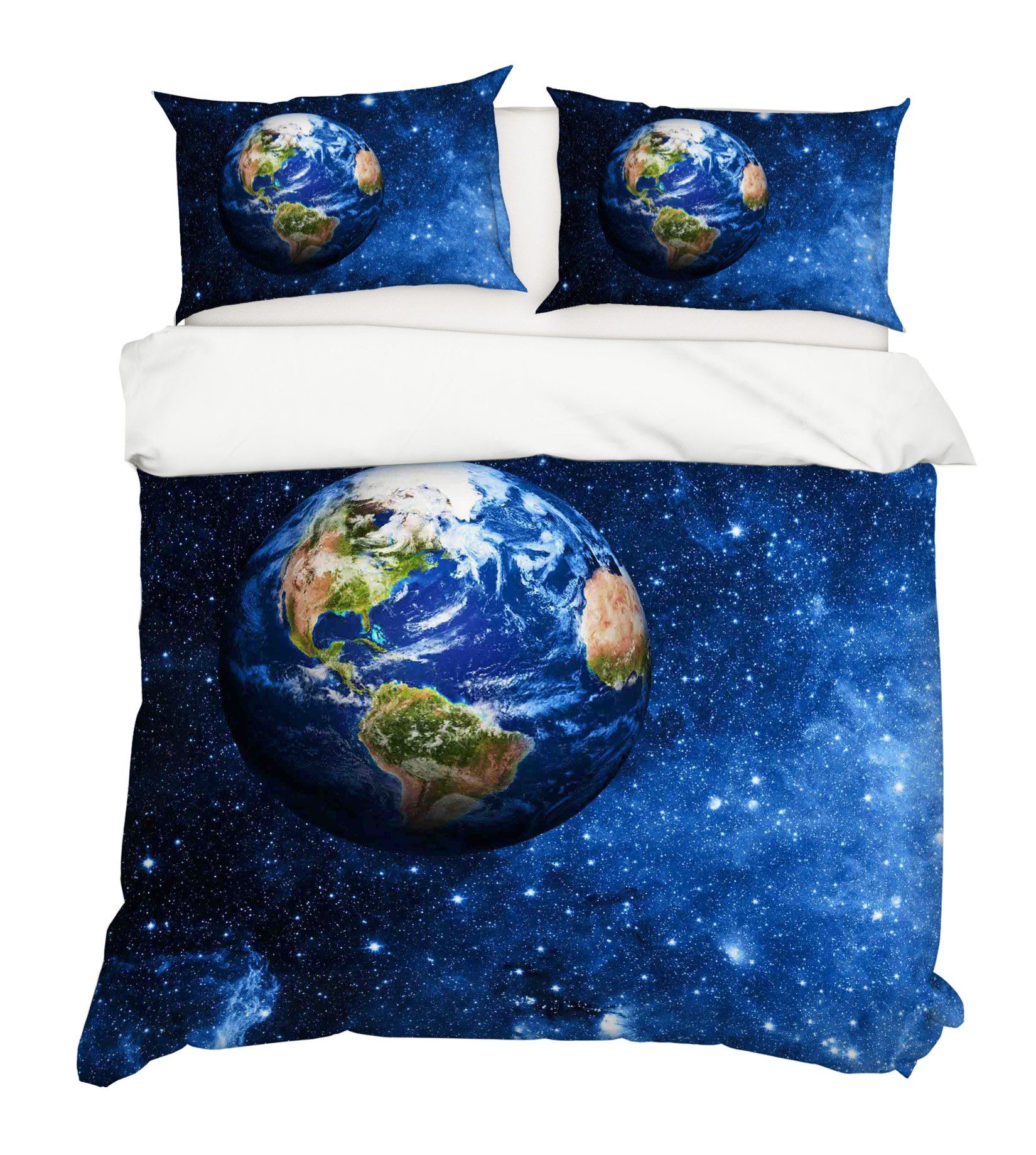 3D Space Earth 227 Bed Pillowcases Quilt Wallpaper AJ Wallpaper