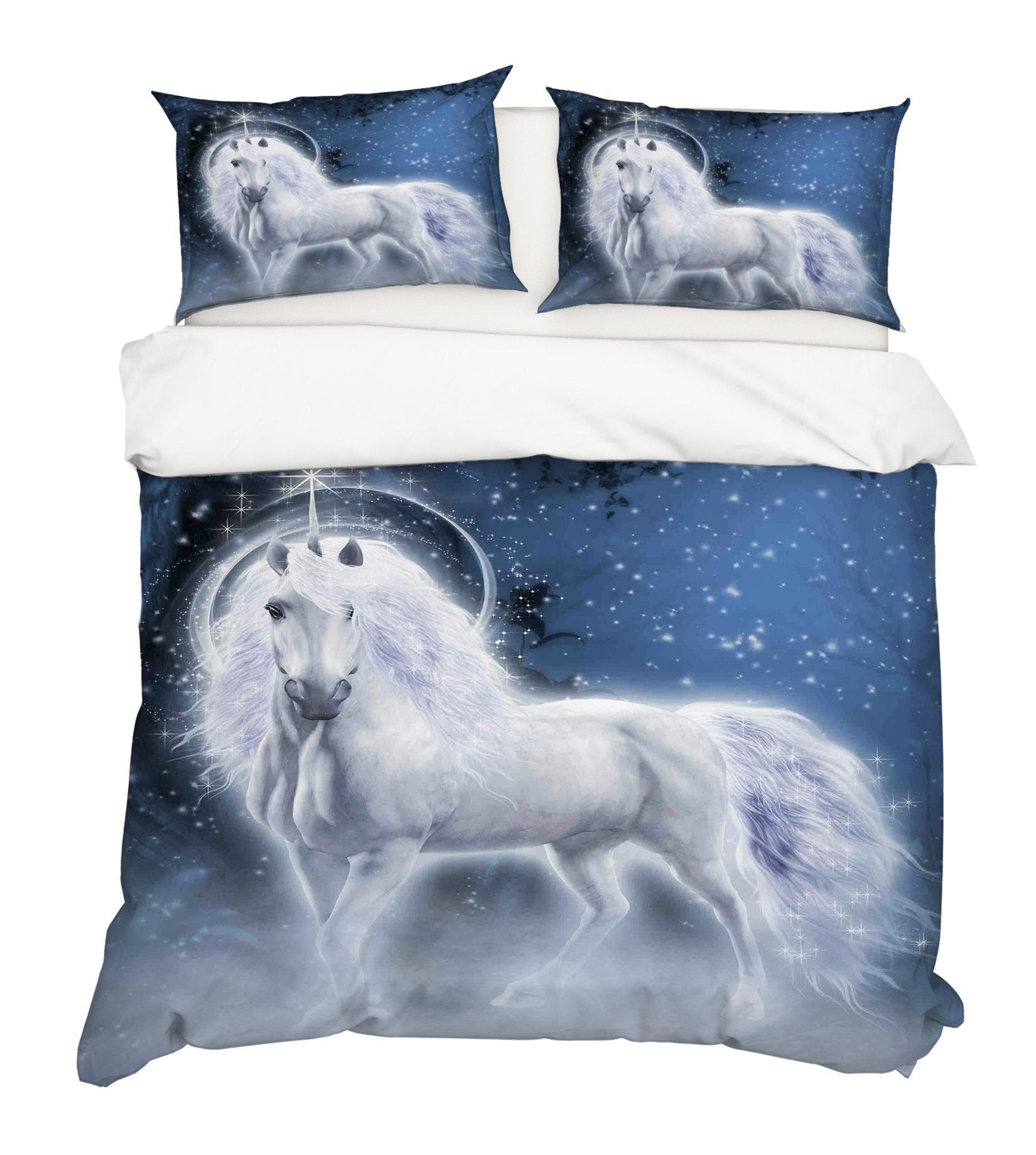 3D Unicorn Stars 134 Bed Pillowcases Quilt Wallpaper AJ Wallpaper