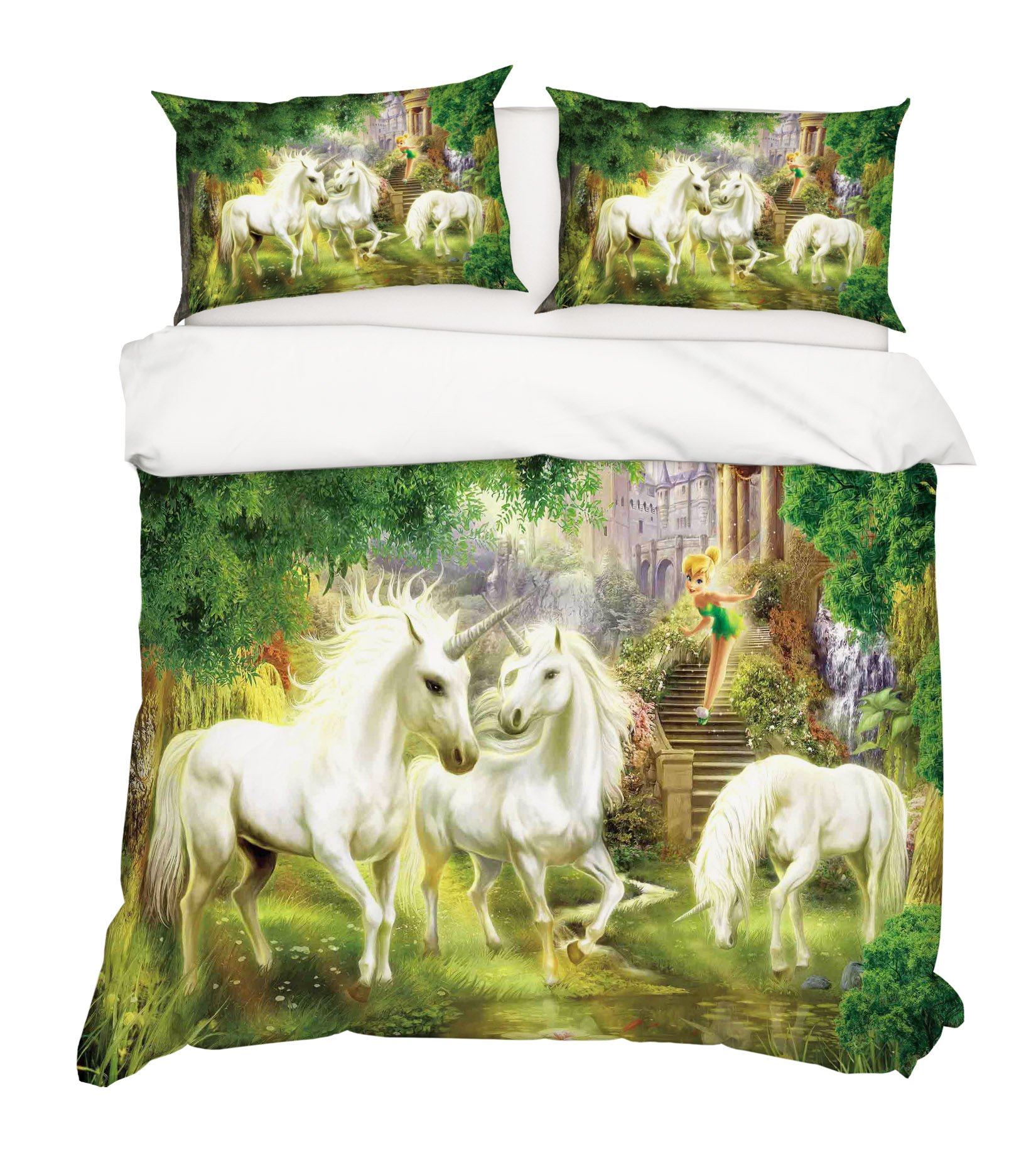 3D Wood Unicorn 196 Bed Pillowcases Quilt Wallpaper AJ Wallpaper