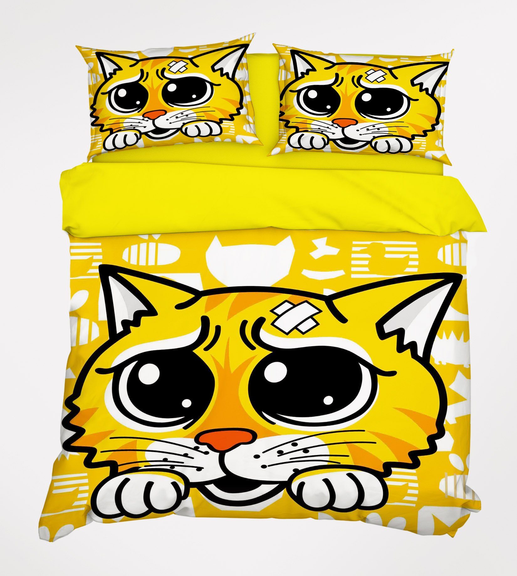3D Lovely Cat 308 Bed Pillowcases Quilt Wallpaper AJ Wallpaper