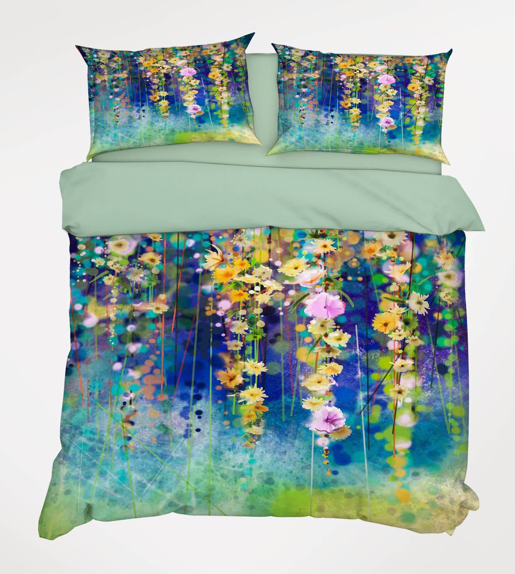 3D Flowers Vines 186 Bed Pillowcases Quilt Wallpaper AJ Wallpaper