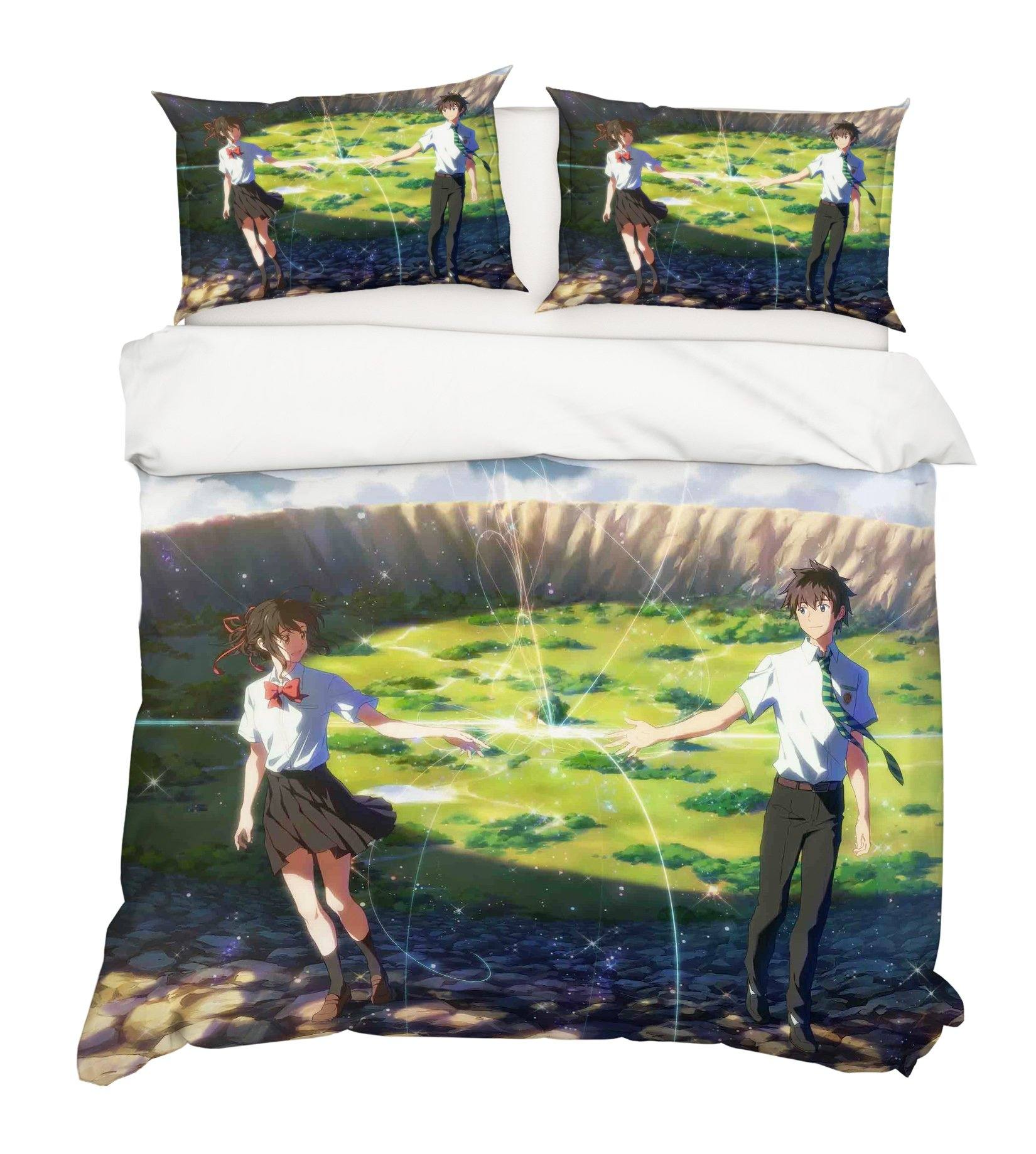 3D Classmate Lawn 105 Bed Pillowcases Quilt Wallpaper AJ Wallpaper