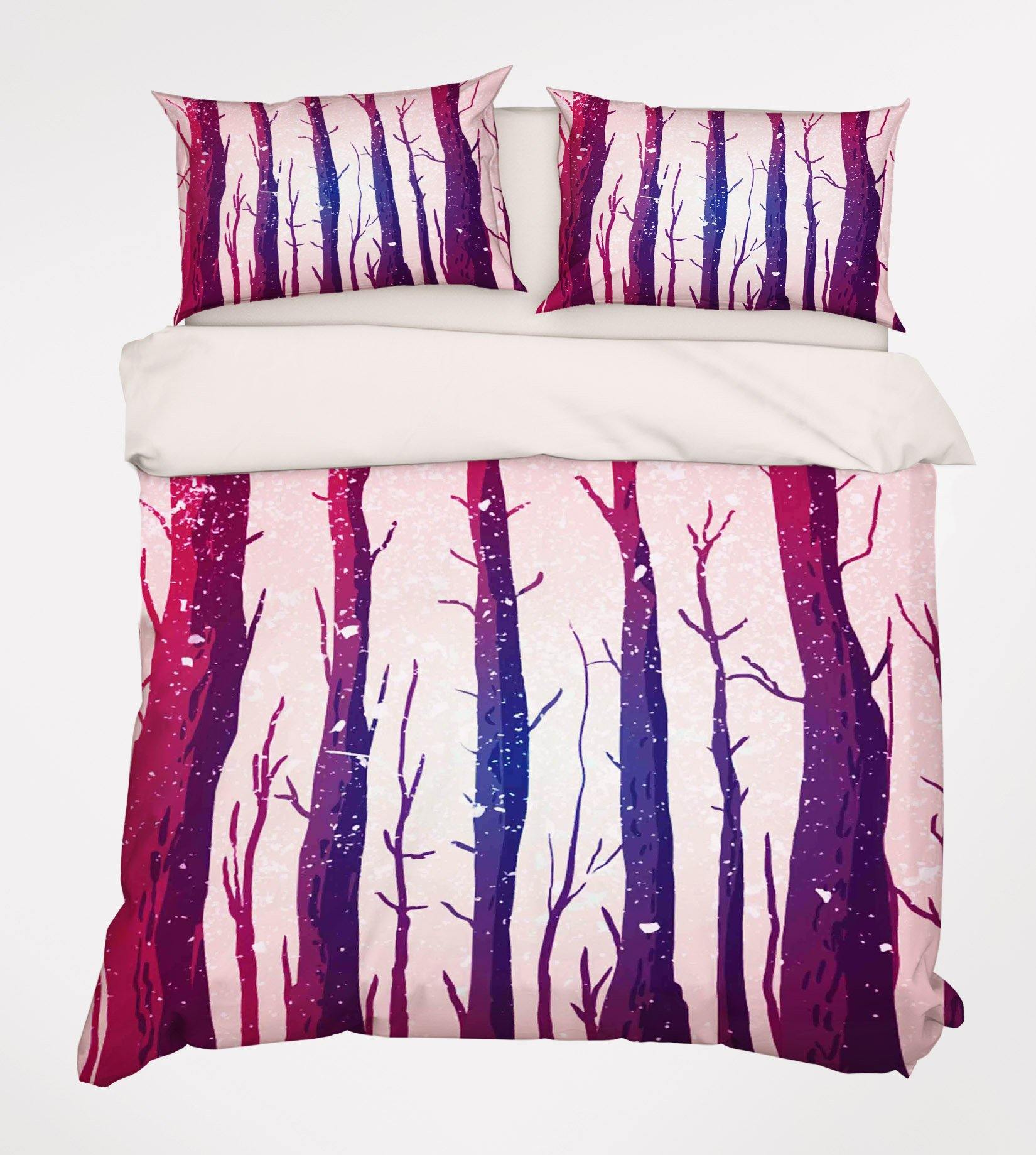 3D Trees Trunks Pattern 355 Bed Pillowcases Quilt Wallpaper AJ Wallpaper