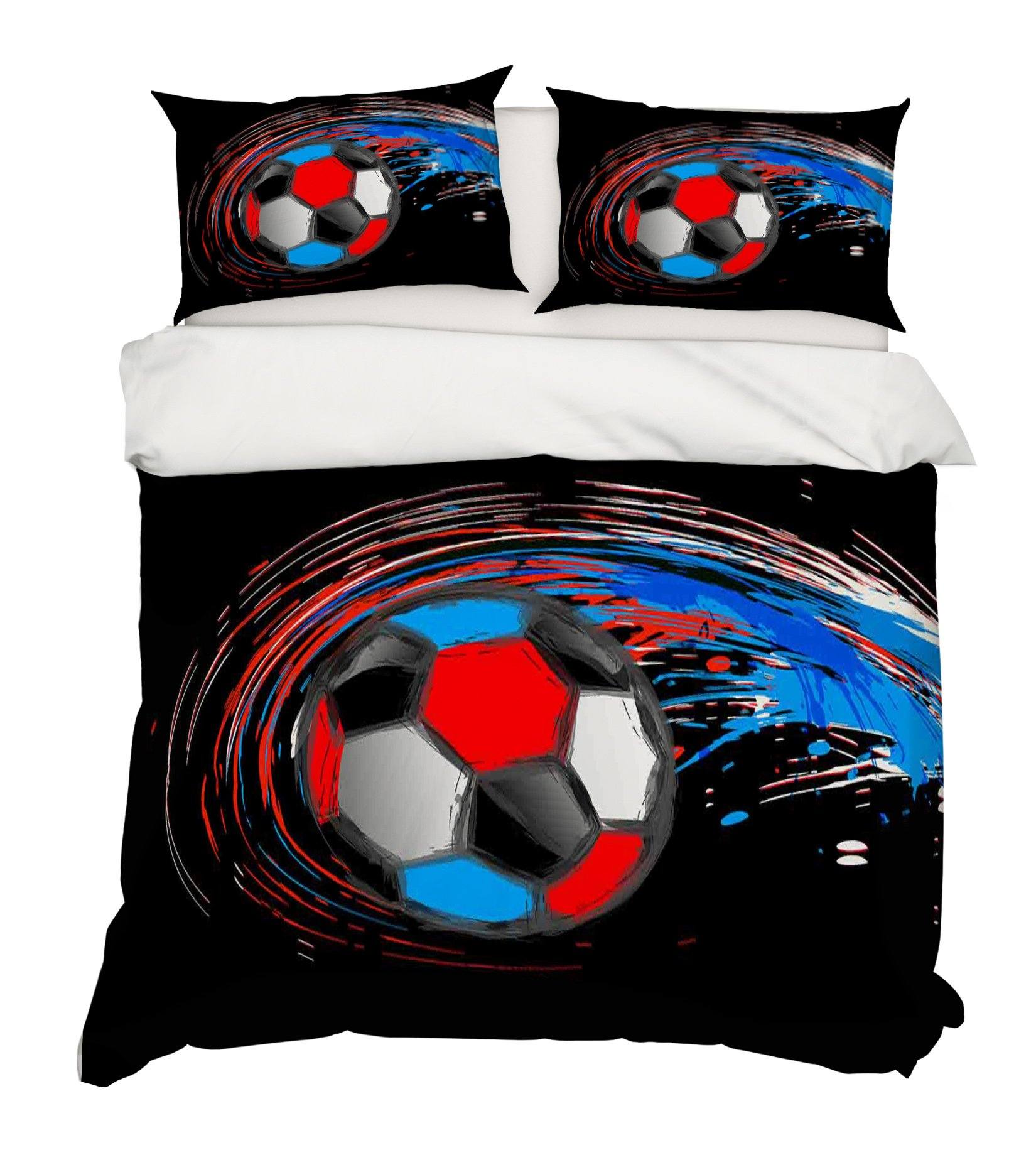3D Air Football 137 Bed Pillowcases Quilt Wallpaper AJ Wallpaper