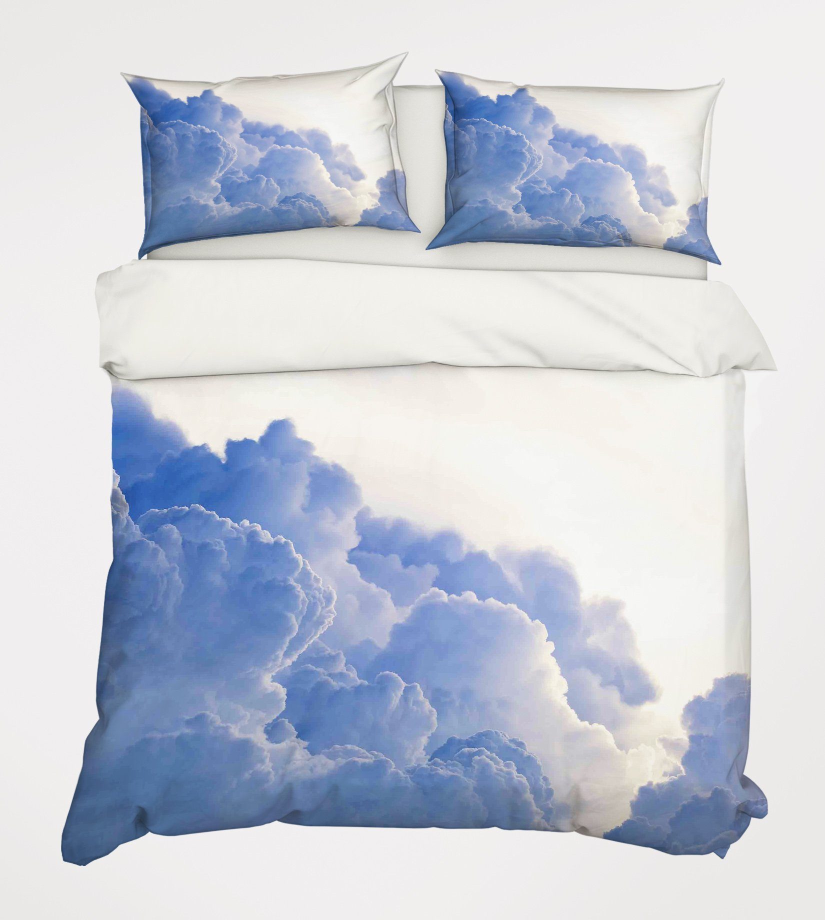 3D Rolling Clouds 219 Bed Pillowcases Quilt Wallpaper AJ Wallpaper