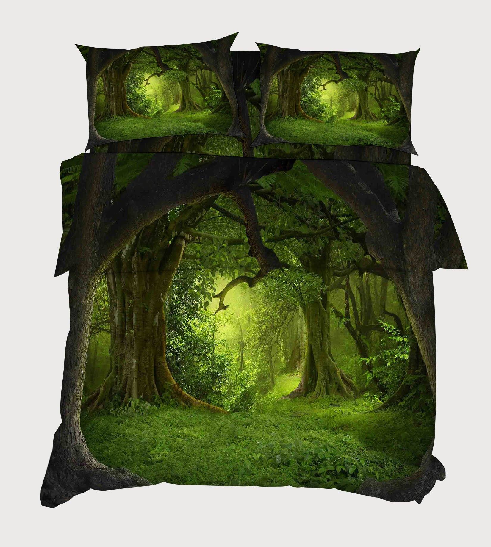 3D Thick Forest 21 Bed Pillowcases Quilt Wallpaper AJ Wallpaper