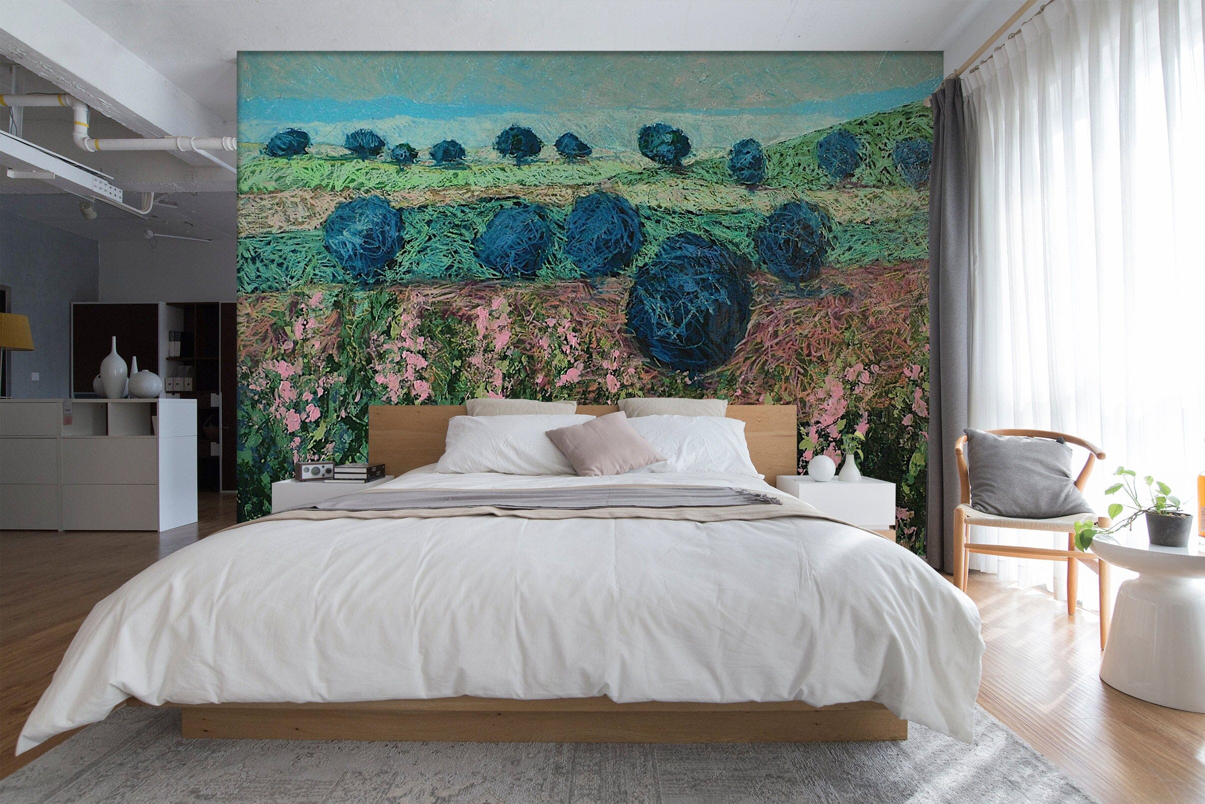 3D Painted Fields 130 Allan P. Friedlander Wall Mural Wall Murals Wallpaper AJ Wallpaper 2