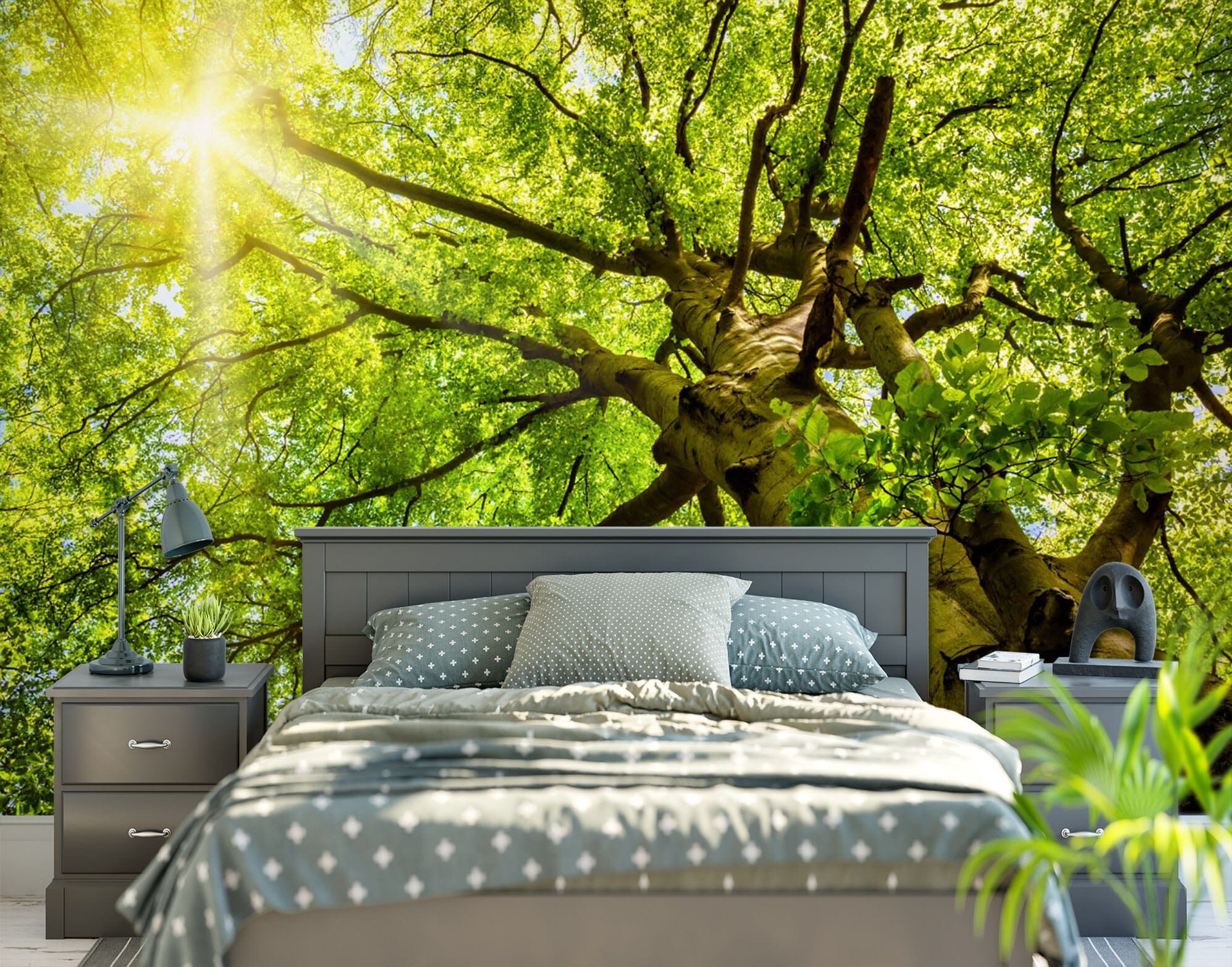 3D Sunny Forest 1658 Wall Murals Wallpaper AJ Wallpaper 2