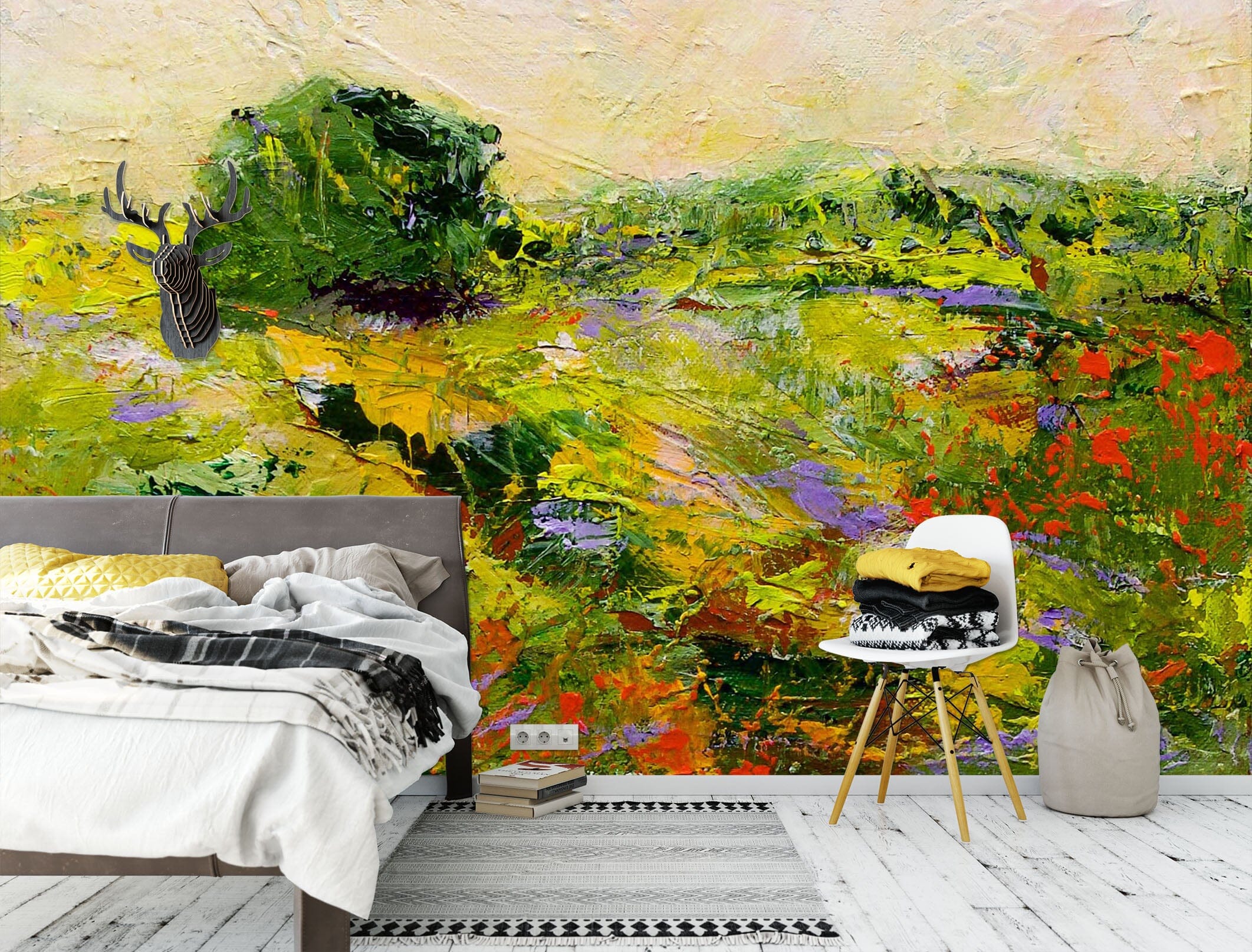 3D Golden Field 219 Allan P. Friedlander Wall Mural Wall Murals Wallpaper AJ Wallpaper 2