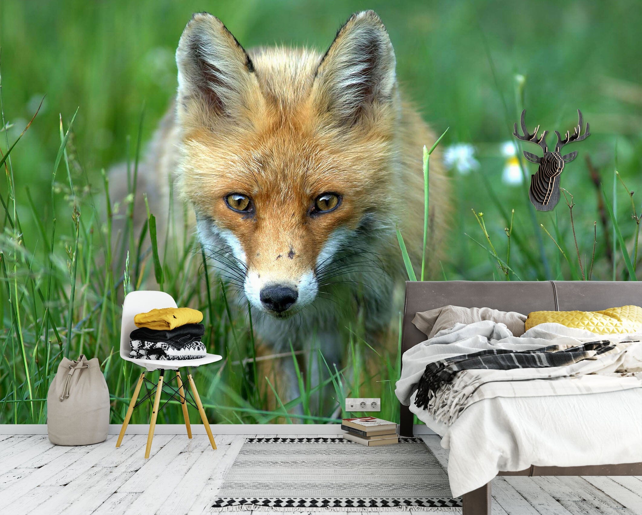 3D Steppe Fox 2006 Wall Murals Wallpaper AJ Wallpaper 2