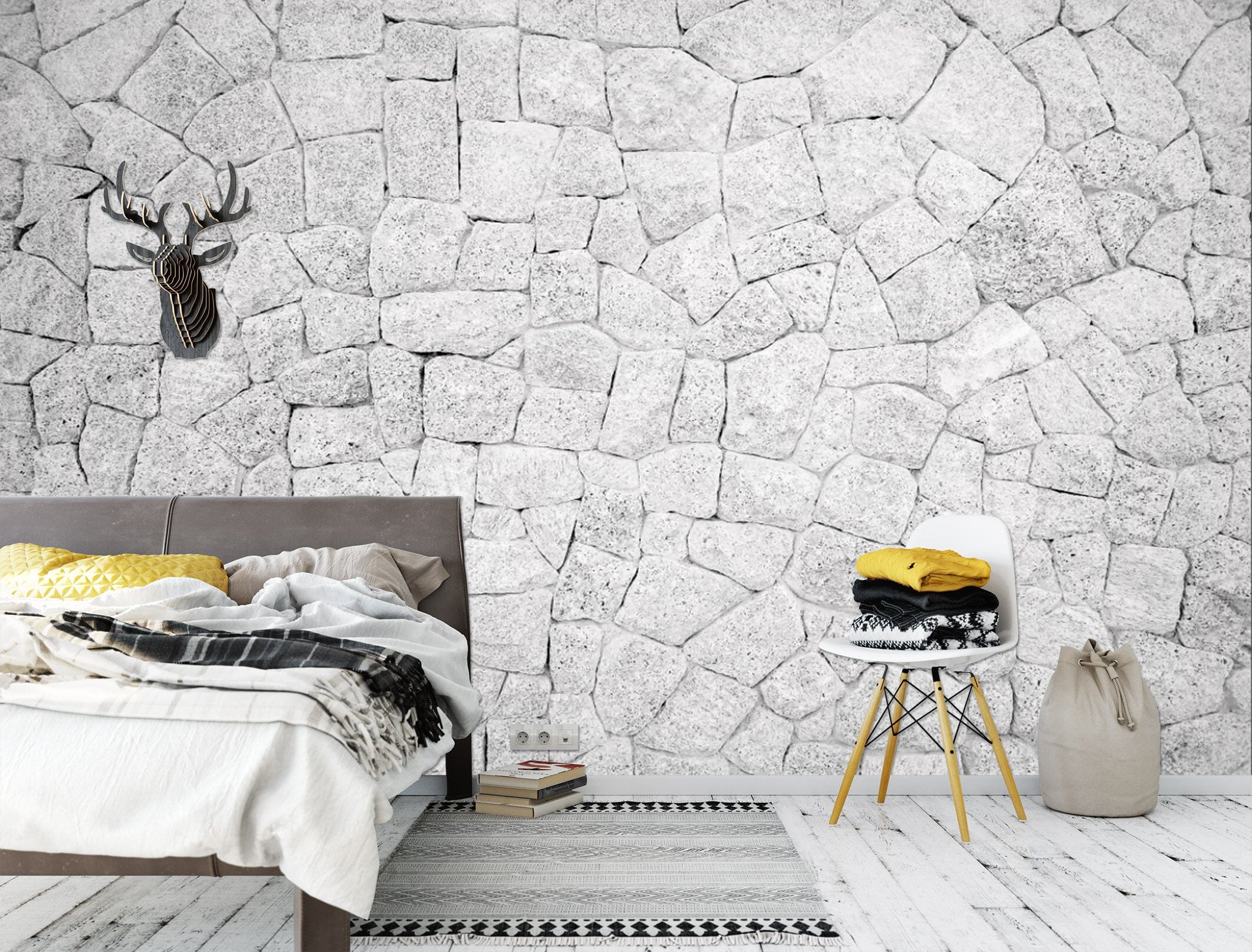 3D Stone Wall 1654 Wall Murals Wallpaper AJ Wallpaper 2