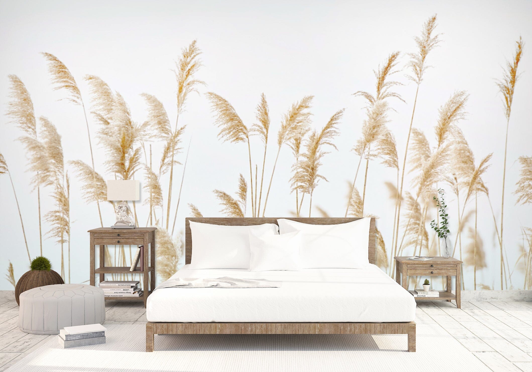 3D Golden Reed 1607 Wall Murals Wallpaper AJ Wallpaper 2