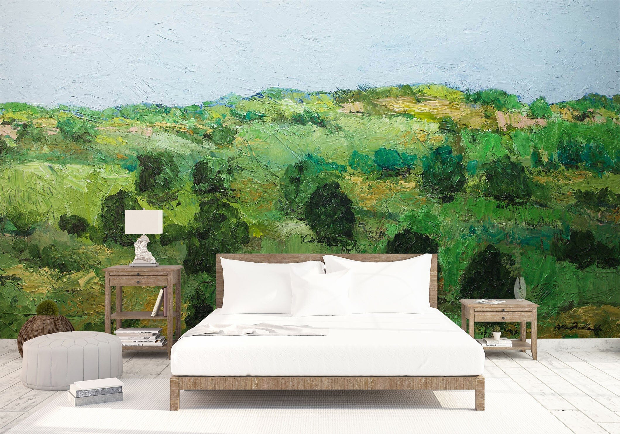 3D Field Oil Painting 198 Allan P. Friedlander Wall Mural Wall Murals Wallpaper AJ Wallpaper 2